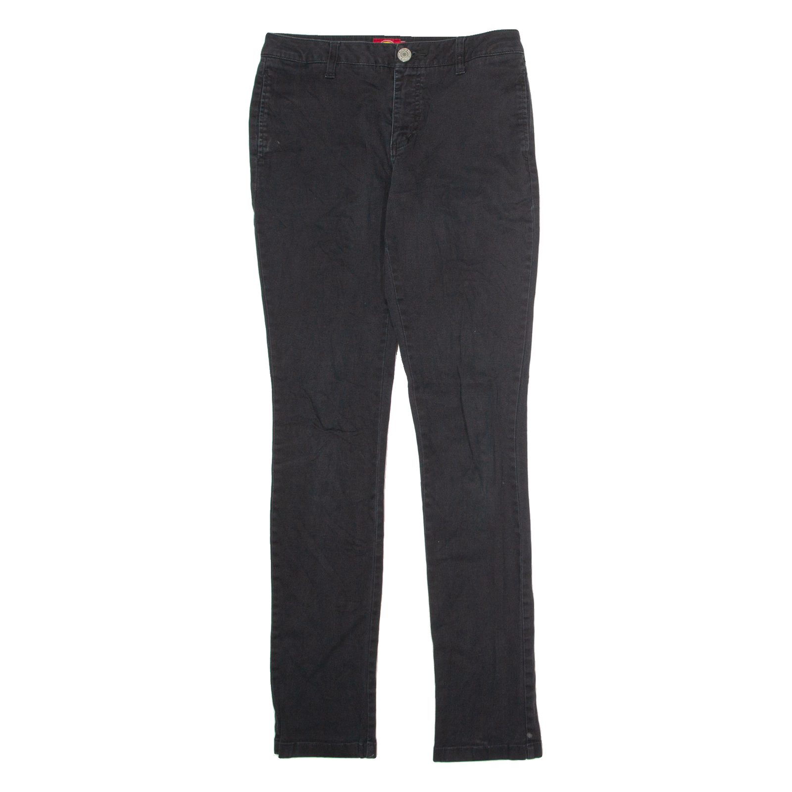 DICKIES Workwear Womens Trousers Black Regular Skinny W26 L30 Refurbished - N/A refurbished available on Cerqular
