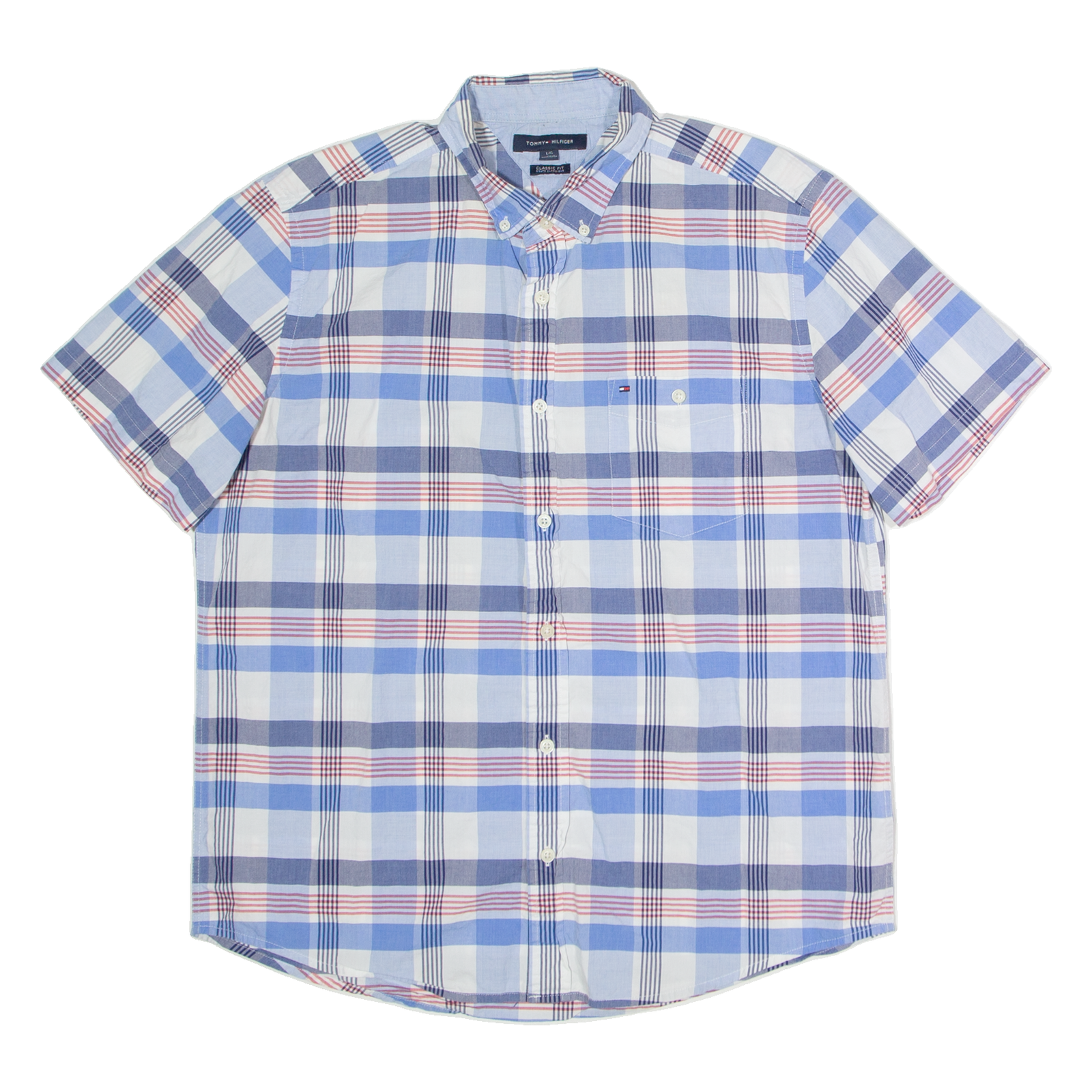 Buy TOMMY HILFIGER Mens Shirt Blue Check L Refurbished - $25.99 TOMMY HILFIGER Mens Shirt Blue Check L Refurbished - N/A refurbished available on Cerqular