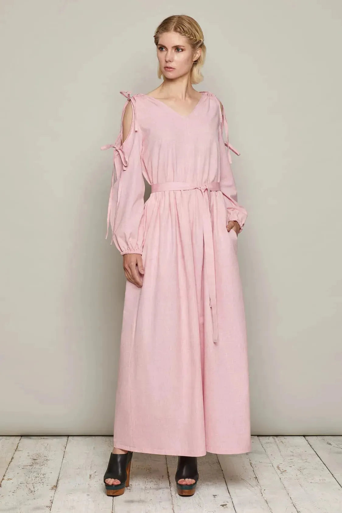Elisabet Dress (Pink) | size: S Refurbished - N/A refurbished available on Cerqular