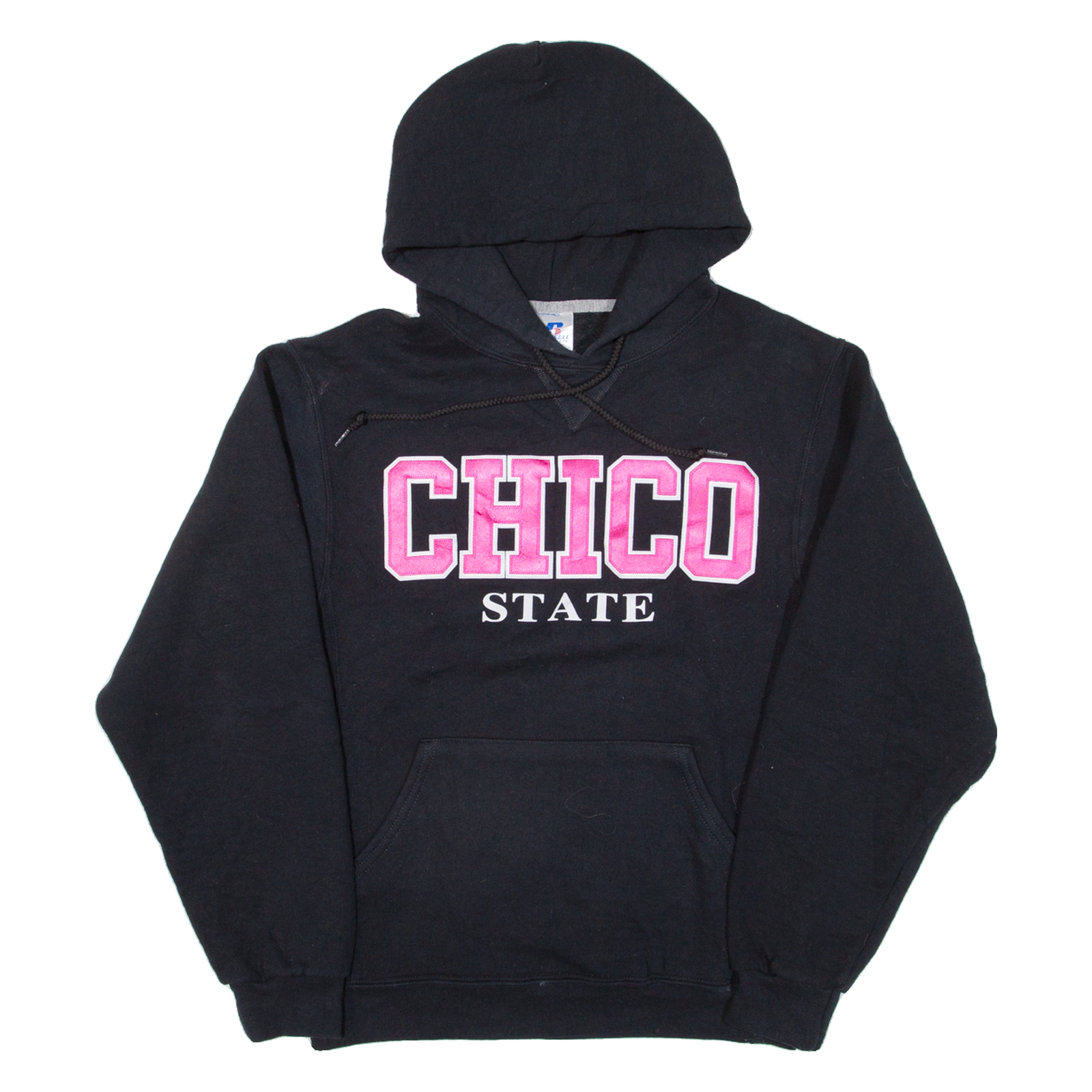 RUSSELL ATHLETIC Chico State Womens Black Hoodie USA S Refurbished - N/A refurbished available on Cerqular