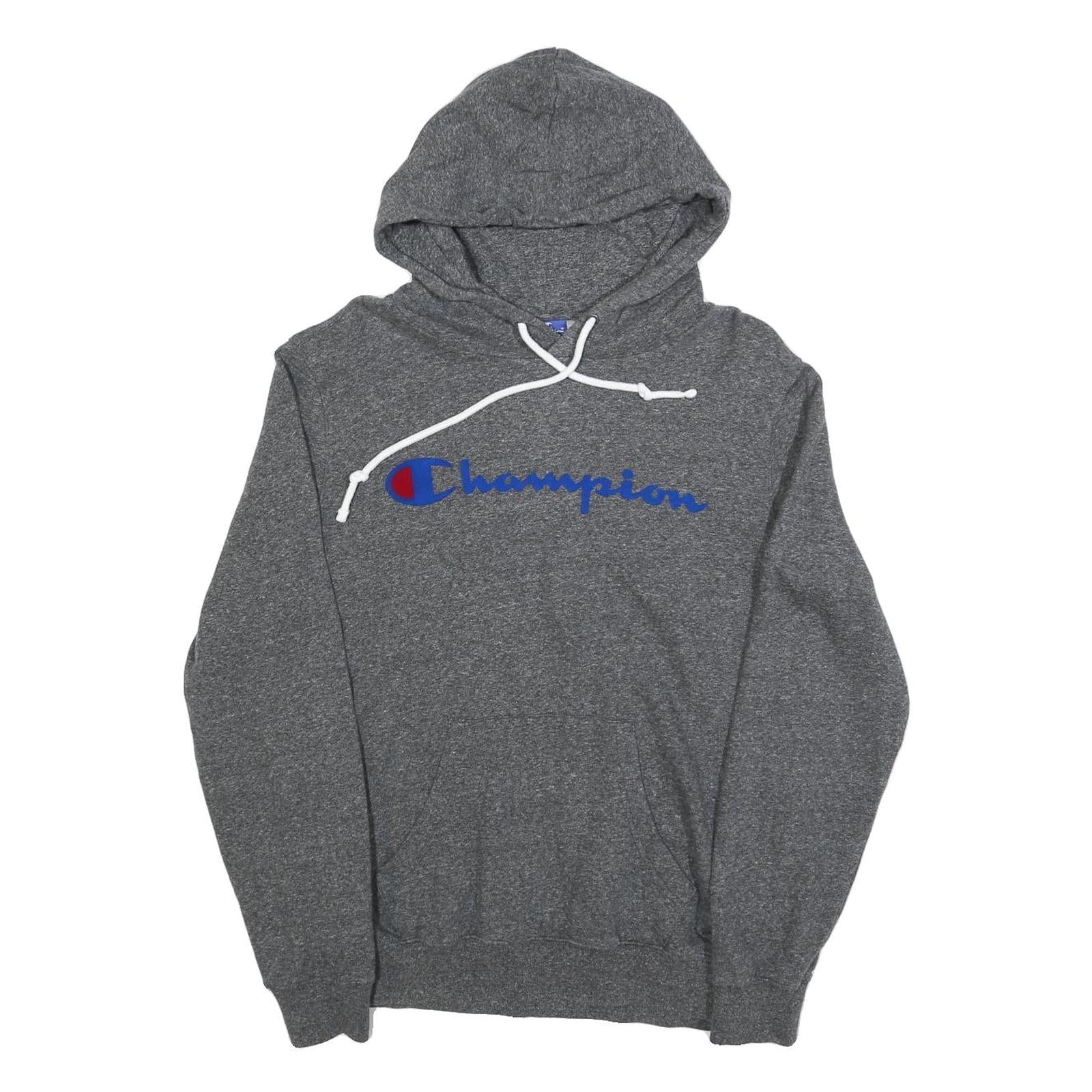 CHAMPION Mens Grey Hoodie S Cotton Blend Pullover Hooded Sweatshirt Refurbished - N/A refurbished available on Cerqular