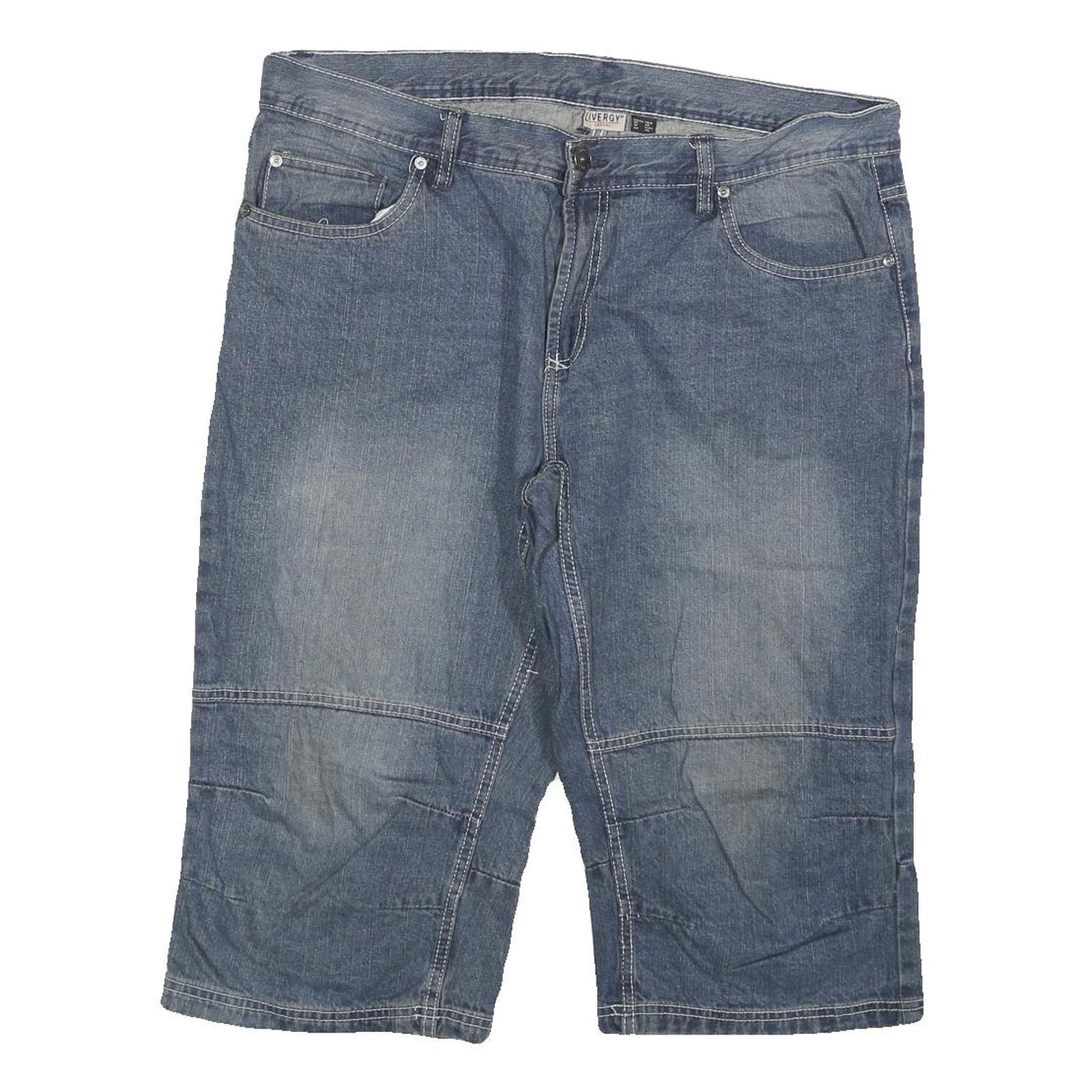 Buy LIVERGY Mens Denim Blue Casual Shorts 3XL W40 Relaxed Fit Cotton Blend Refurbished - $18.19 LIVERGY Mens Denim Blue Casual Shorts 3XL W40 Relaxed Fit Cotton Blend Refurbished - N/A refurbished available on Cerqular