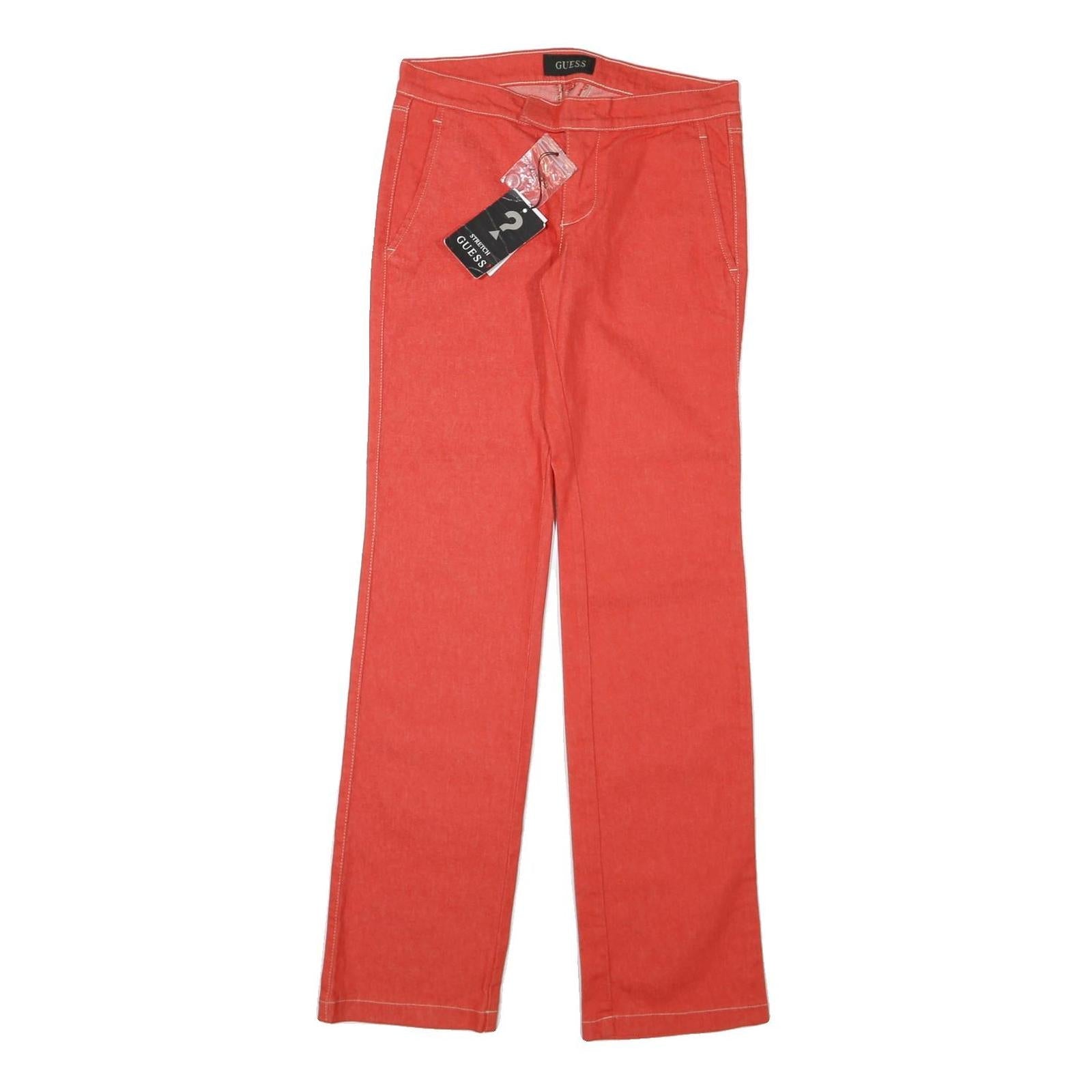 GUESS Womens Jeans Coral Regular Straight Denim W28 L31 Zip Cotton Blend Refurbished - N/A refurbished available on Cerqular