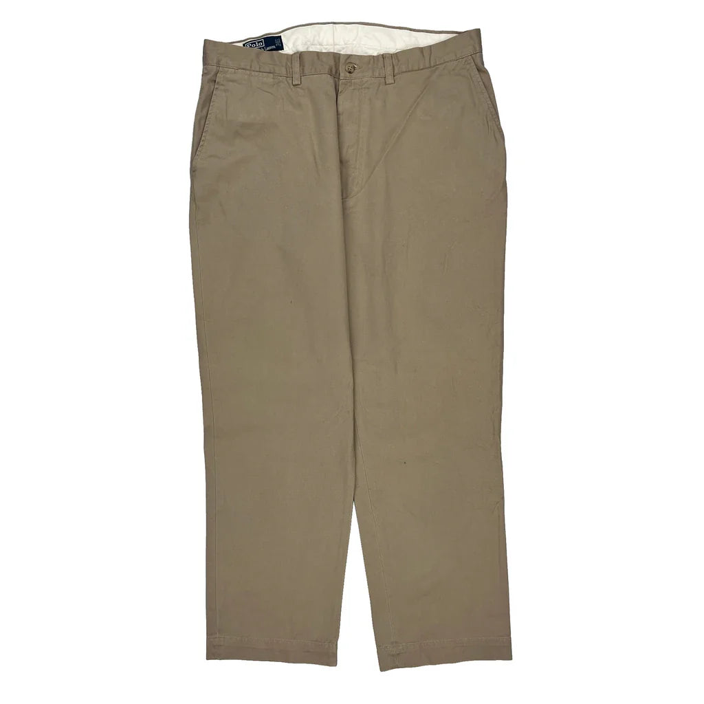 Buy Polo By Ralph Lauren Chinos - 36W 30L Beige Cotton Refurbished - $40.19 Polo By Ralph Lauren Chinos - 36W 30L Beige Cotton Refurbished - Thrifted (note: this is a term often used to describe second- refurbished available on Cerqular