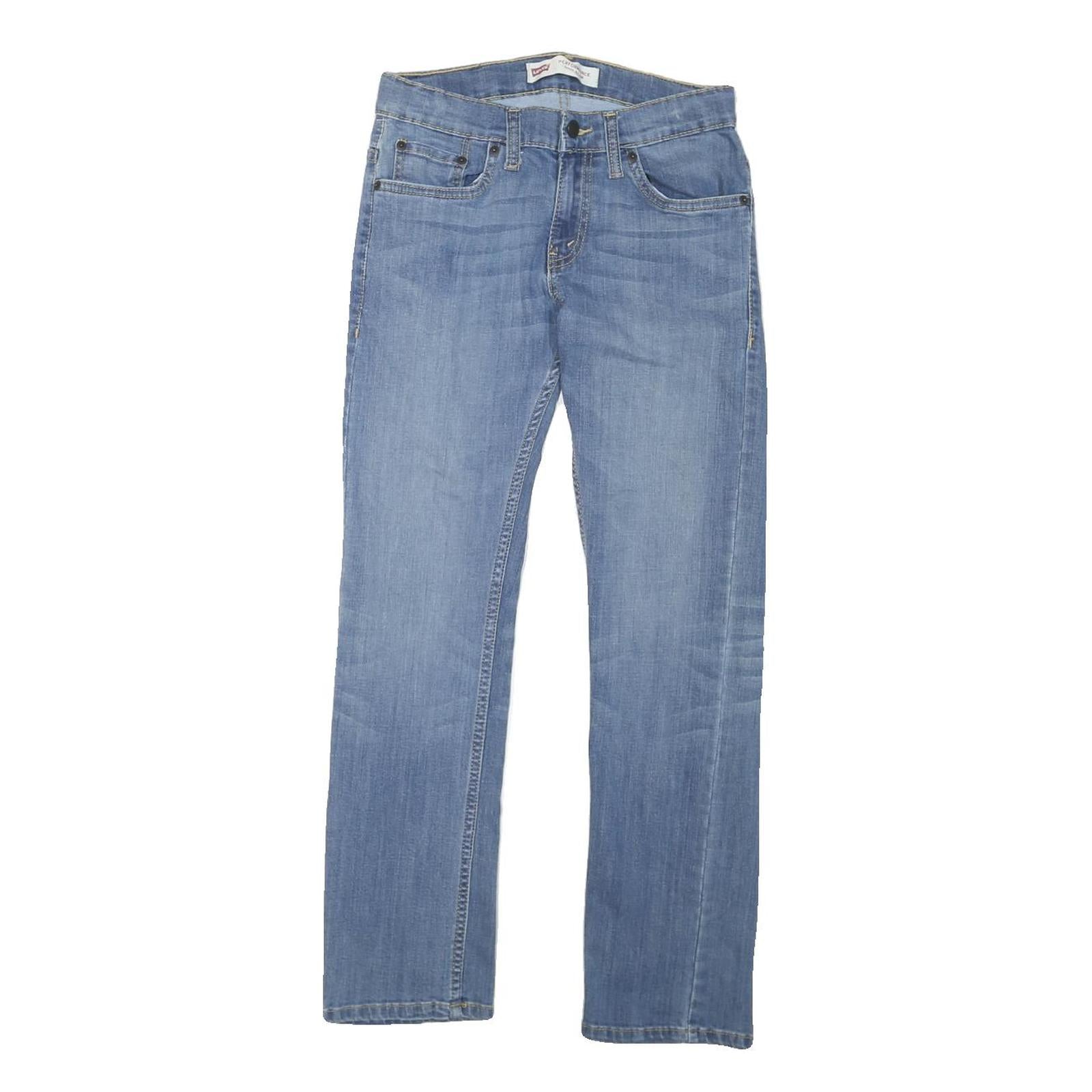 LEVI'S Womens Slim Blue Denim Jeans W26 L28 Zip Classic Fit Straight Plain Refurbished - N/A refurbished available on Cerqular