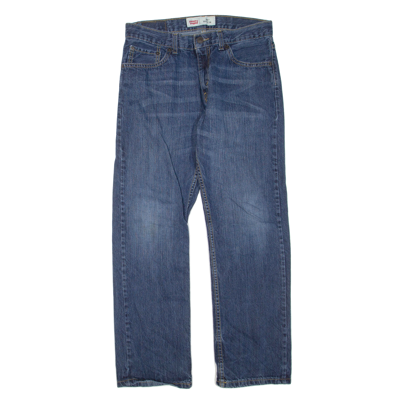 LEVI'S 505 Jeans Womens Blue Regular Straight W29 L29 Refurbished - N/A refurbished available on Cerqular