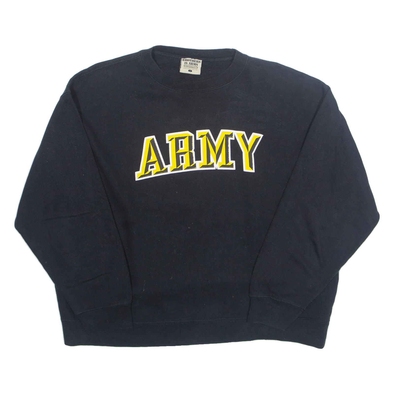 BROTHER IN ARMS Army Mens Sweatshirt Black L Refurbished - N/A refurbished available on Cerqular