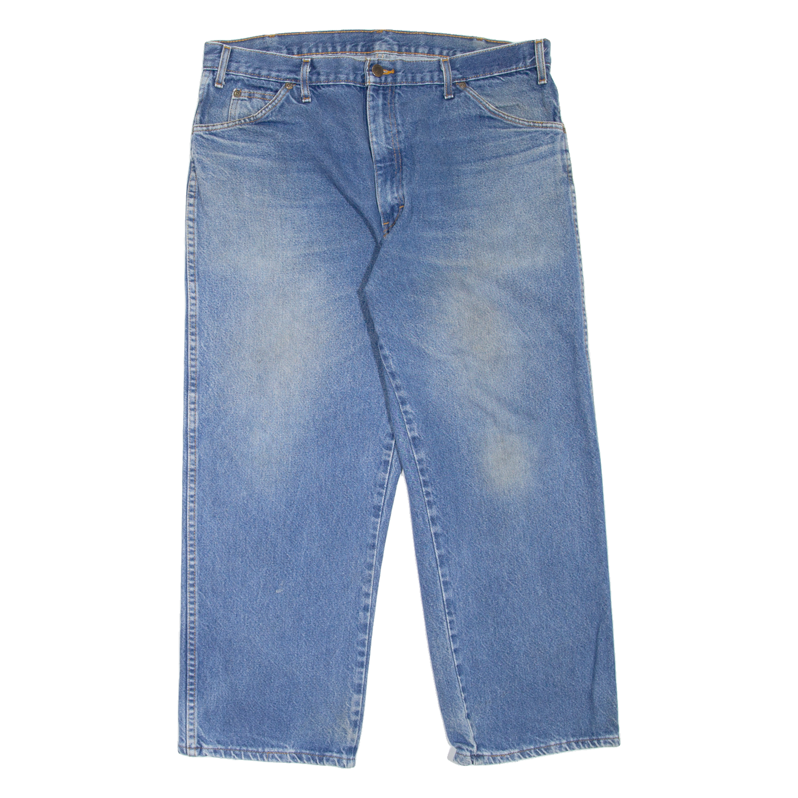 DICKIES Workwear Mens Jeans Blue Regular Tapered Stone Wash W36 L27 Refurbished - N/A refurbished available on Cerqular