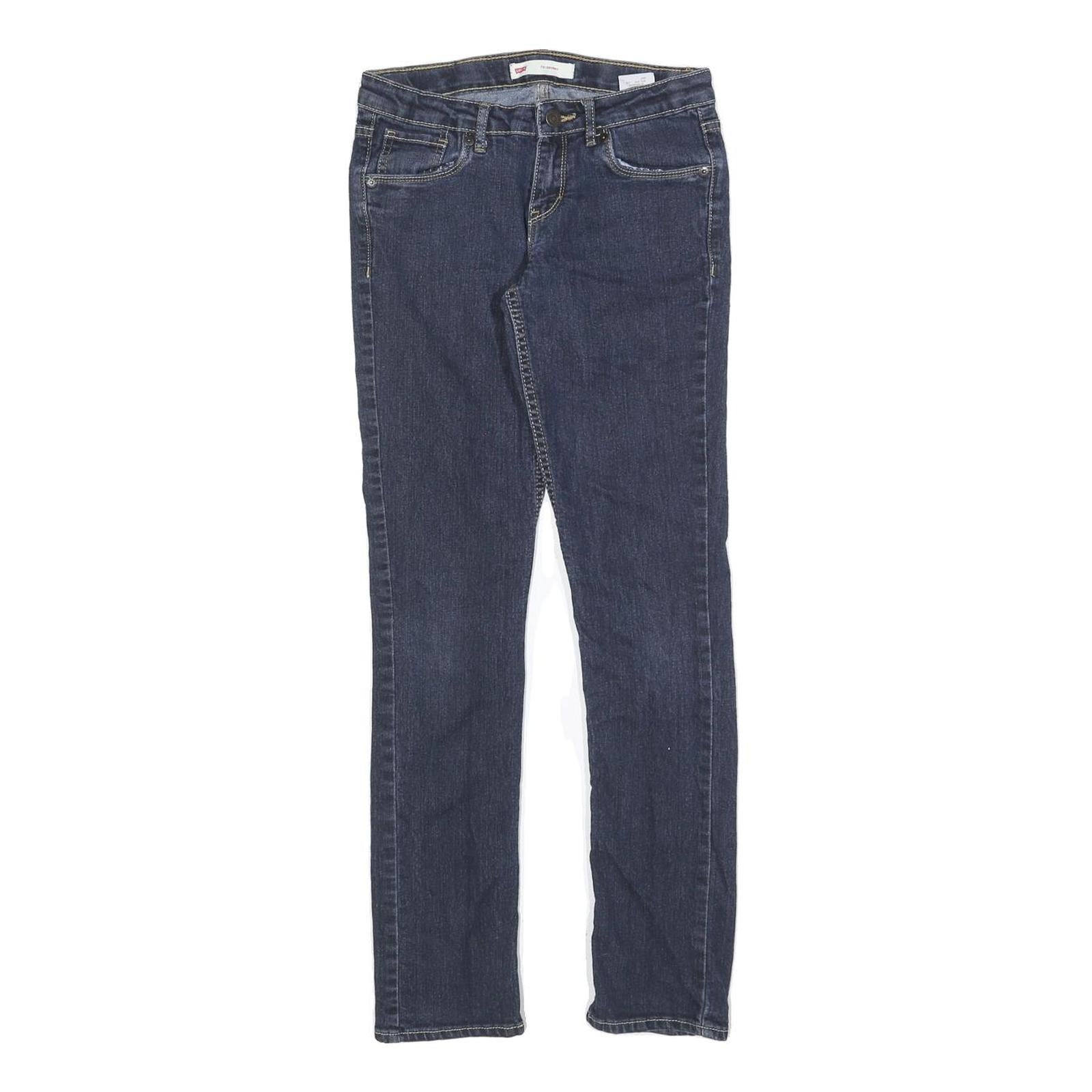 LEVI'S 711 Womens Slim Blue Denim Medium Wash Jeans W26 L28 Classic Cotton Blend Refurbished - N/A refurbished available on Cerqular