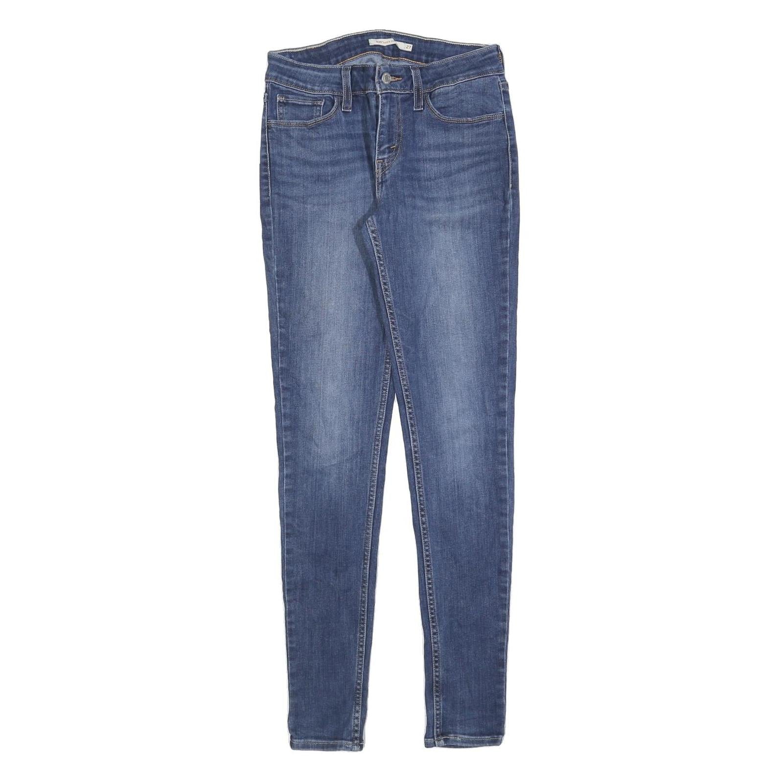 LEVI'S 535 Womens Jeans Blue Slim Skinny Denim Medium W27 L30 Stretch Cotton Refurbished - N/A refurbished available on Cerqular