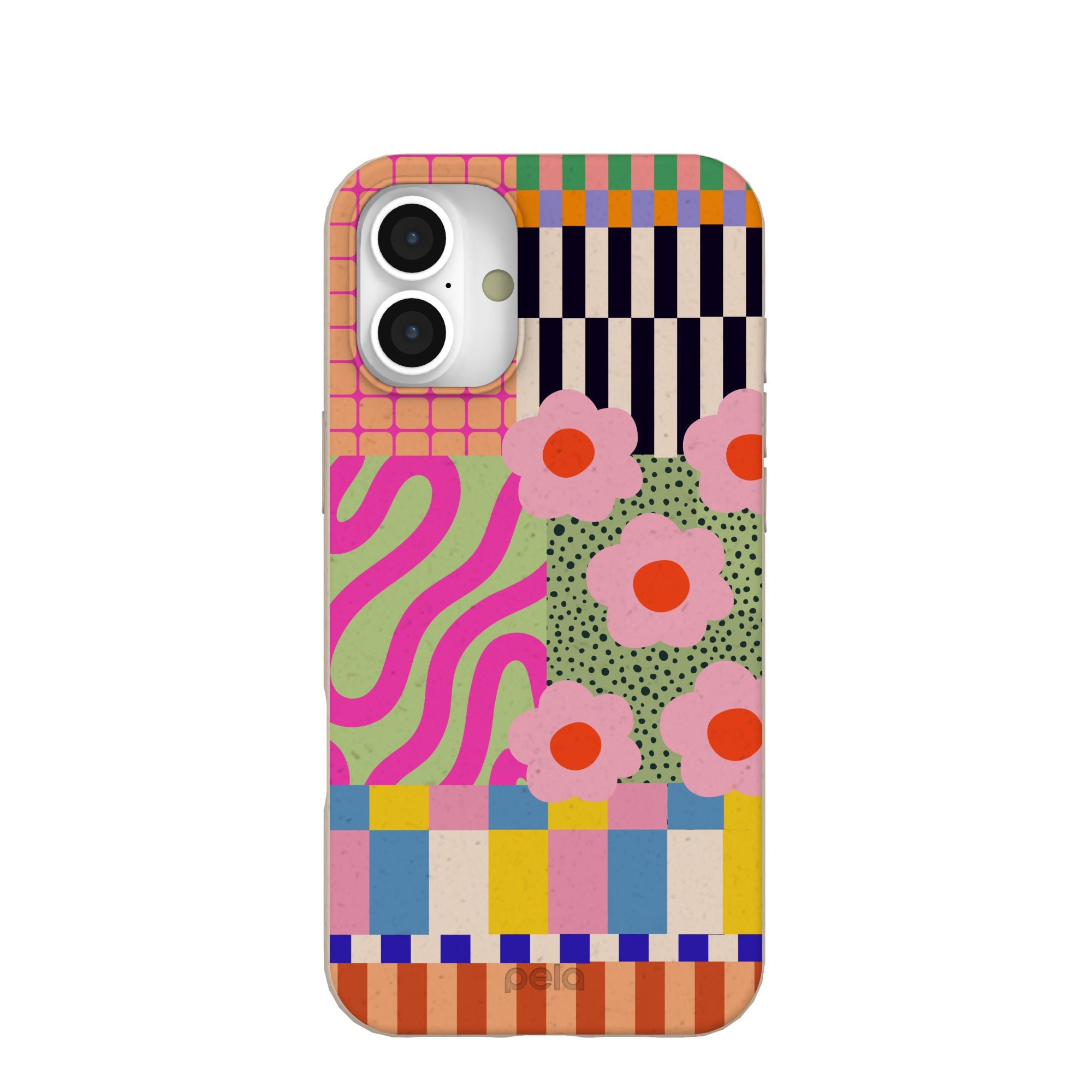 Seashell Abstract Cake iPhone 16 Plus Case Refurbished - Pela Case refurbished available on Cerqular