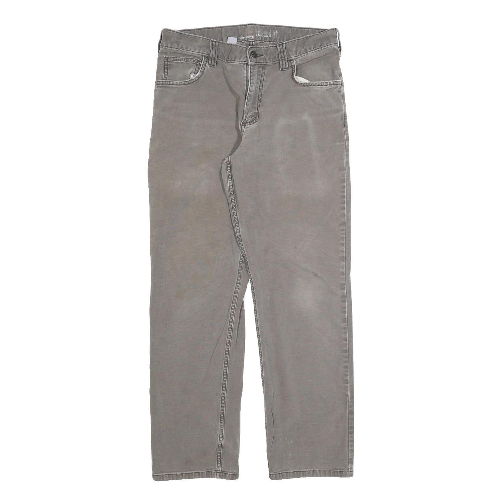 Buy CARHARTT Relaxed Fit Mens Cotton Grey Workwear Trousers W30 L27 Zip Closure Refurbished - $40.29 CARHARTT Relaxed Fit Mens Cotton Grey Workwear Trousers W30 L27 Zip Closure Refurbished - N/A refurbished available on Cerqular