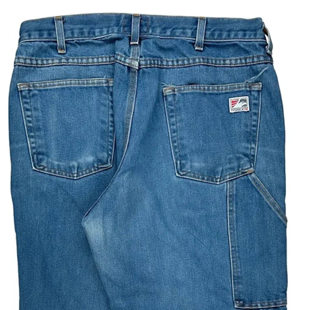 Unbranded Carpenter Jeans - 34W 30L Blue Denim Refurbished - Thrifted (note: this is a term often used to describe second- refurbished available on Cerqular