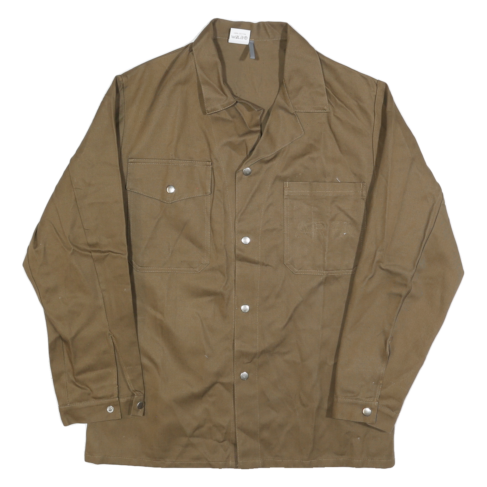 Buy STRINA Mens Brown Cotton Workwear Jacket L Button Plain Classic Casual Style Refurbished - $29.89 STRINA Mens Brown Cotton Workwear Jacket L Button Plain Classic Casual Style Refurbished - N/A refurbished available on Cerqular