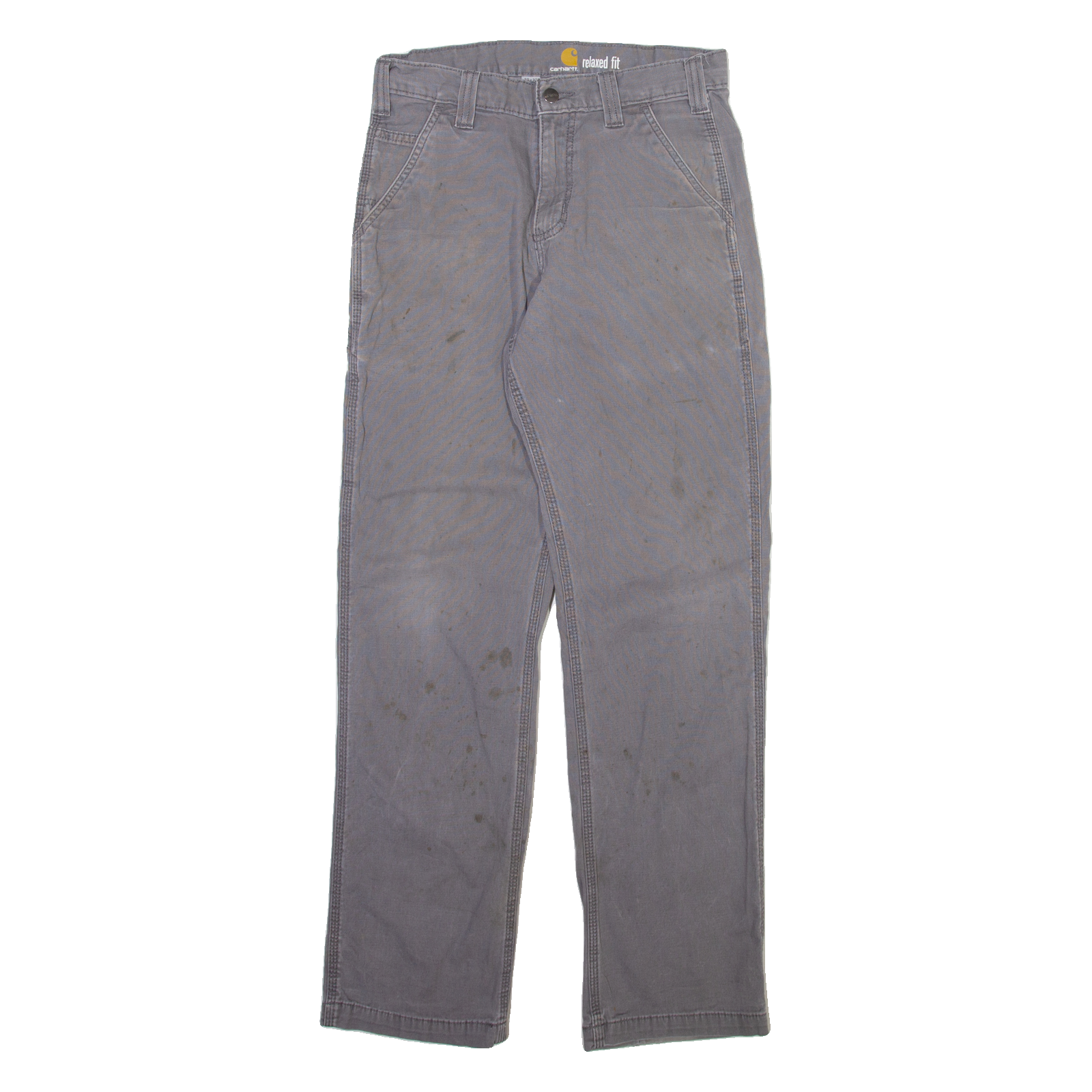 CARHARTT Mens Trousers Grey Relaxed Straight W30 L32 Refurbished - N/A refurbished available on Cerqular