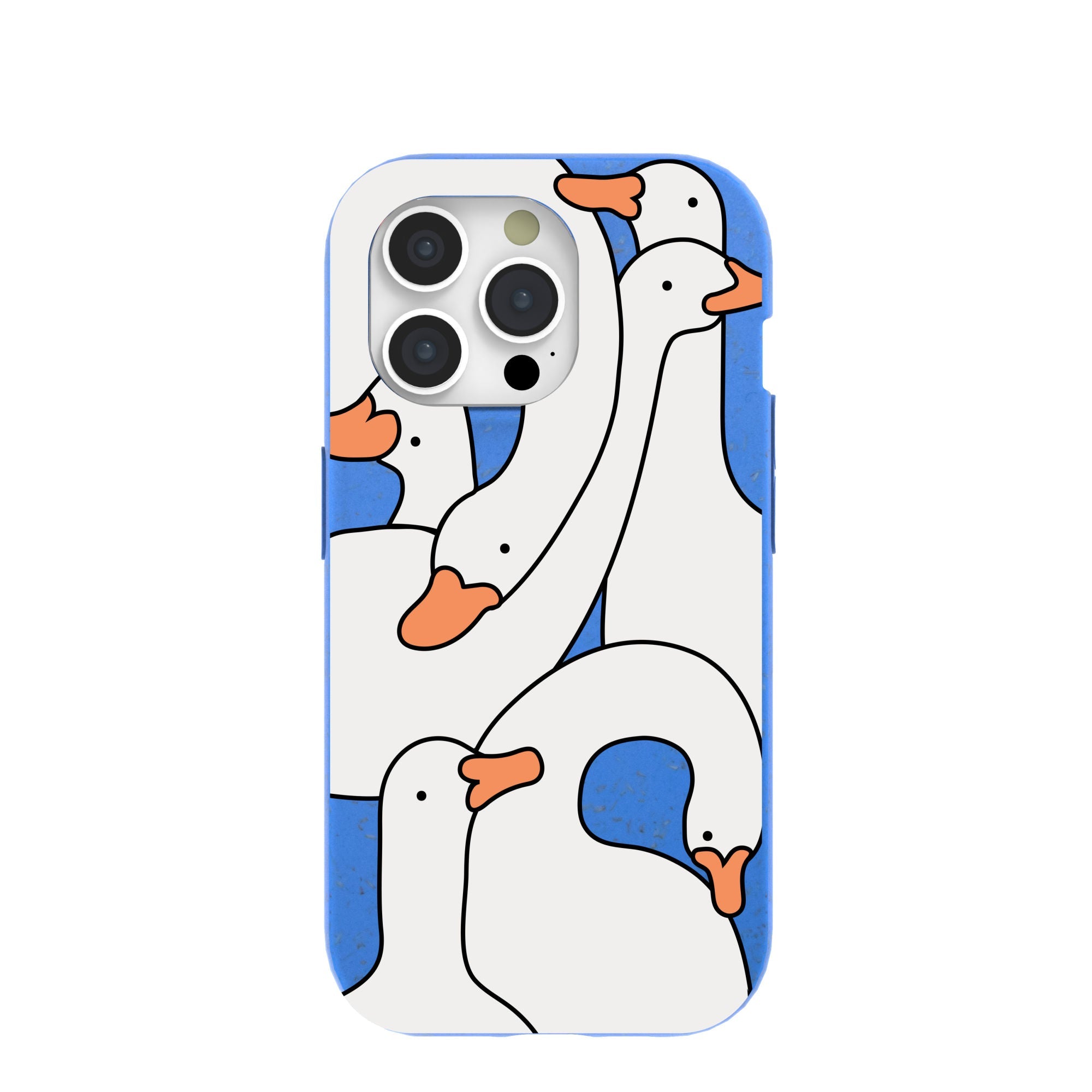Electric Blue Silly Goose iPhone 15 Pro Case Refurbished - Pela Case refurbished available on Cerqular