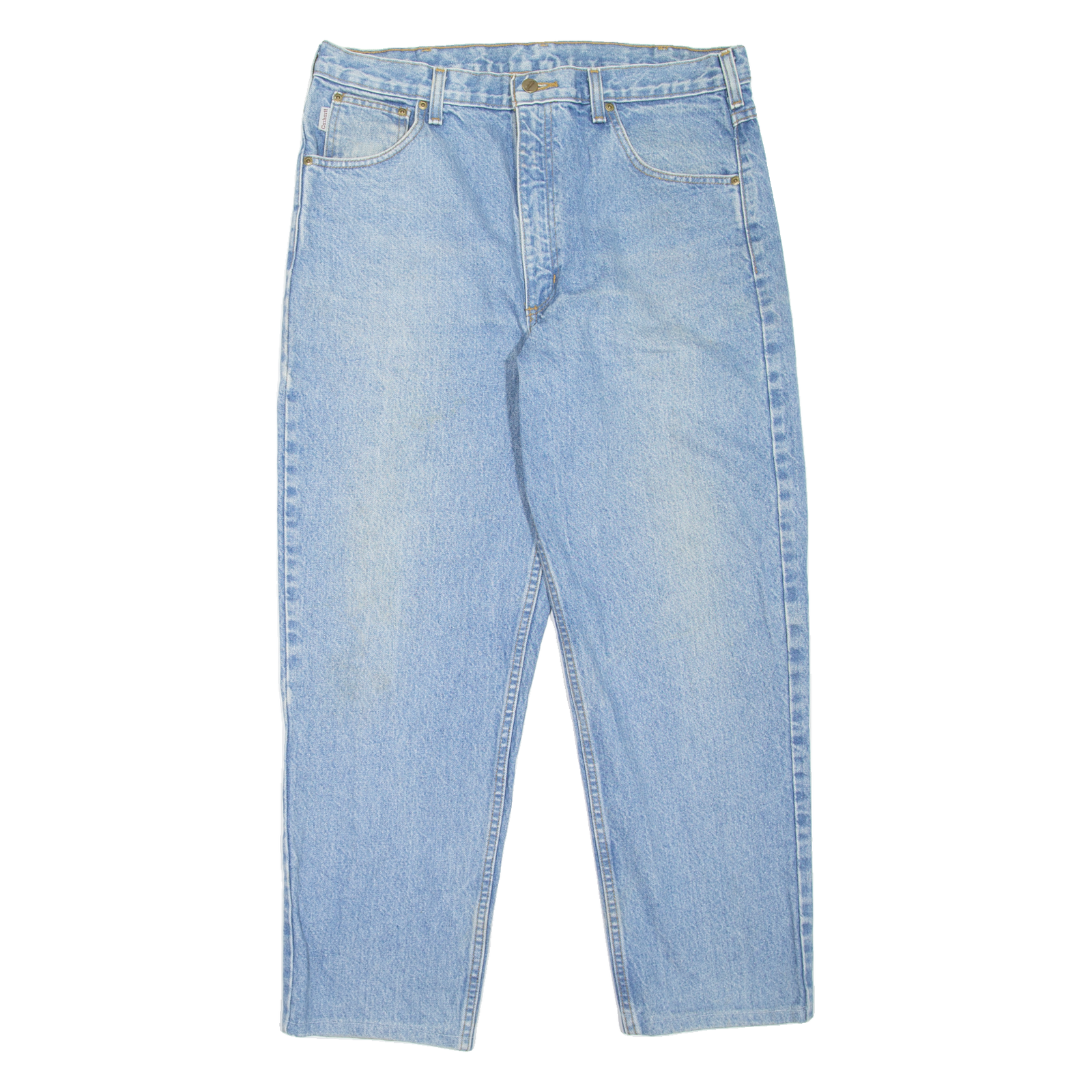 CARHARTT Workwear Mens Jeans Blue Relaxed Tapered Stone Wash W36 L27 Refurbished - N/A refurbished available on Cerqular
