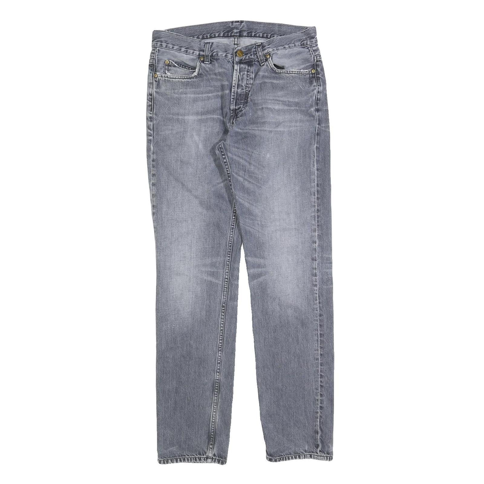 CARHARTT Mens Slim Blue Denim Jeans W30 L32 Stylish Cotton Blend Zip Closure Refurbished - N/A refurbished available on Cerqular