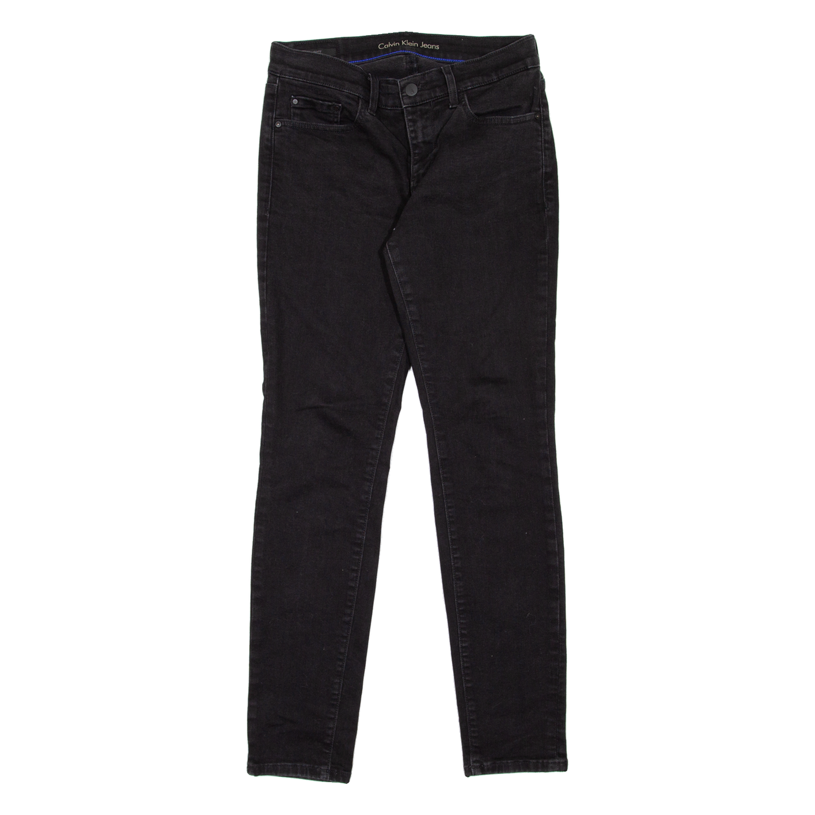 CALVIN KLEIN JEANS Mid Rise Womens Jeans Black Slim Skinny W29 L30 Refurbished - N/A refurbished available on Cerqular