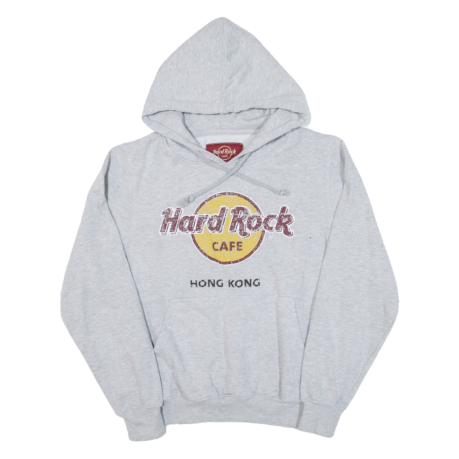 HARD ROCK CAFE Hong Kong Mens Grey Hoodie S Refurbished - N/A refurbished available on Cerqular