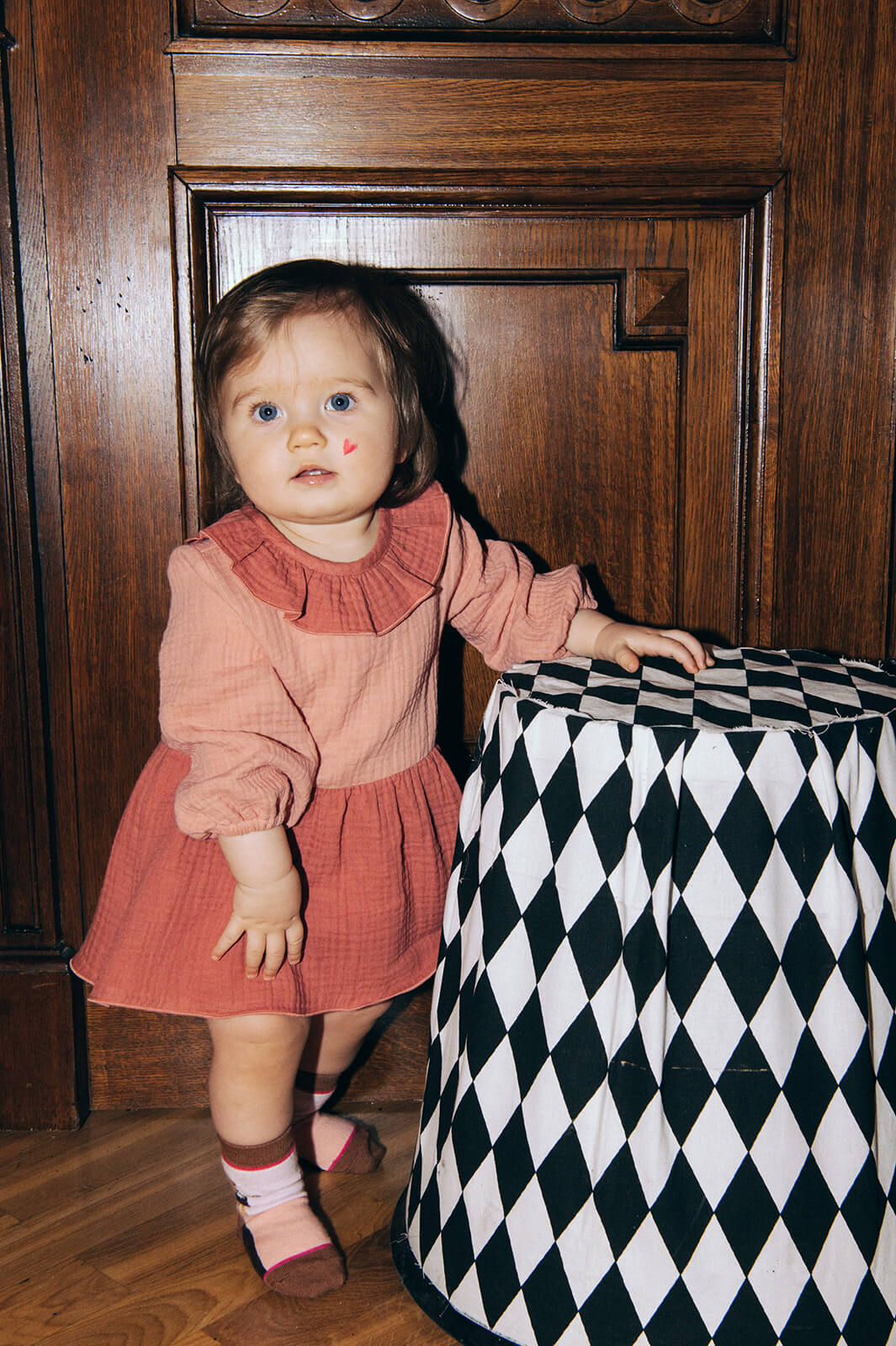 Pink muslin romper | Size: 12-24 months Refurbished - N/A (Note: This brand may not be well-known globally refurbished available on Cerqular