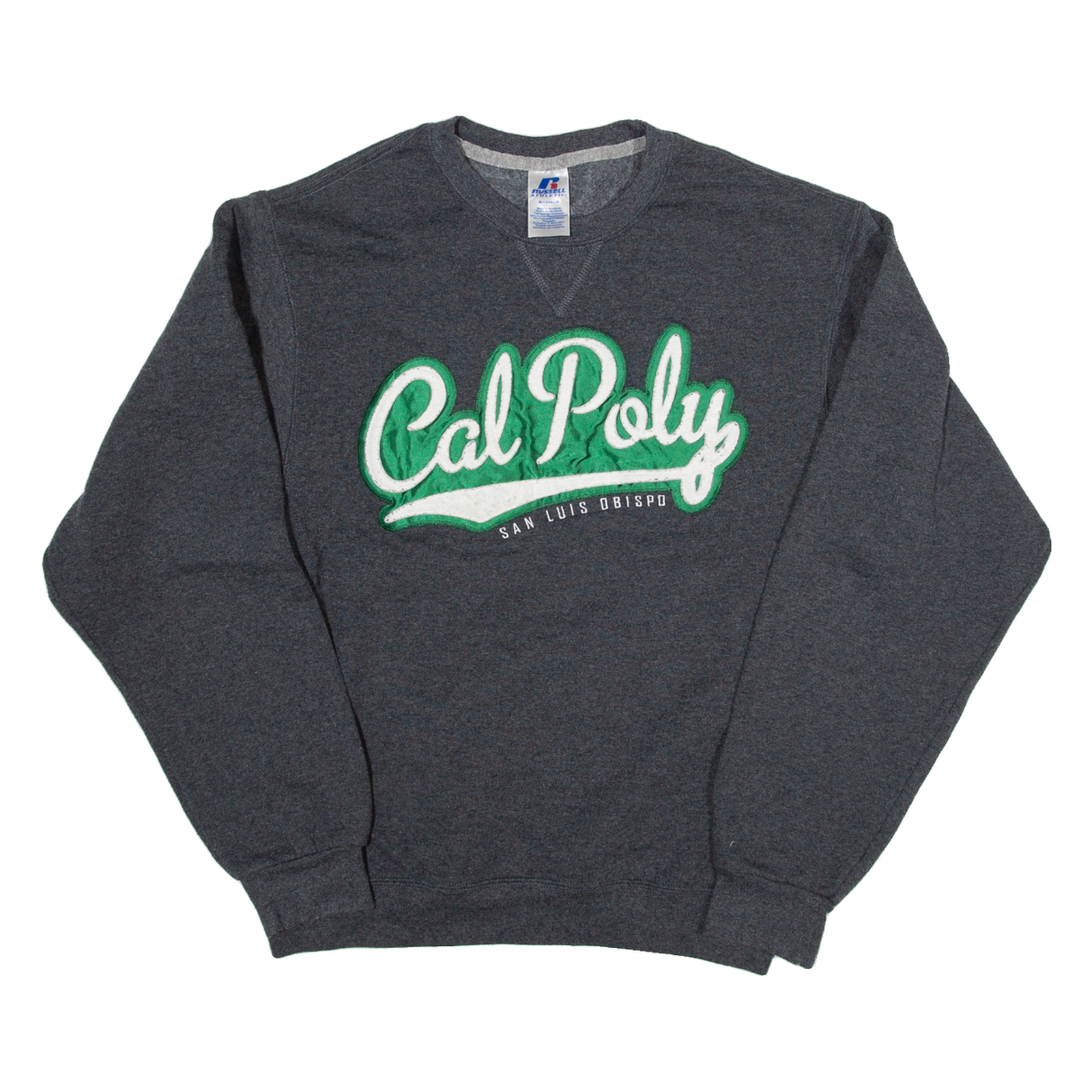 RUSSELL ATHLETIC Cal Poly Mens Sweatshirt Grey USA S Refurbished - N/A refurbished available on Cerqular