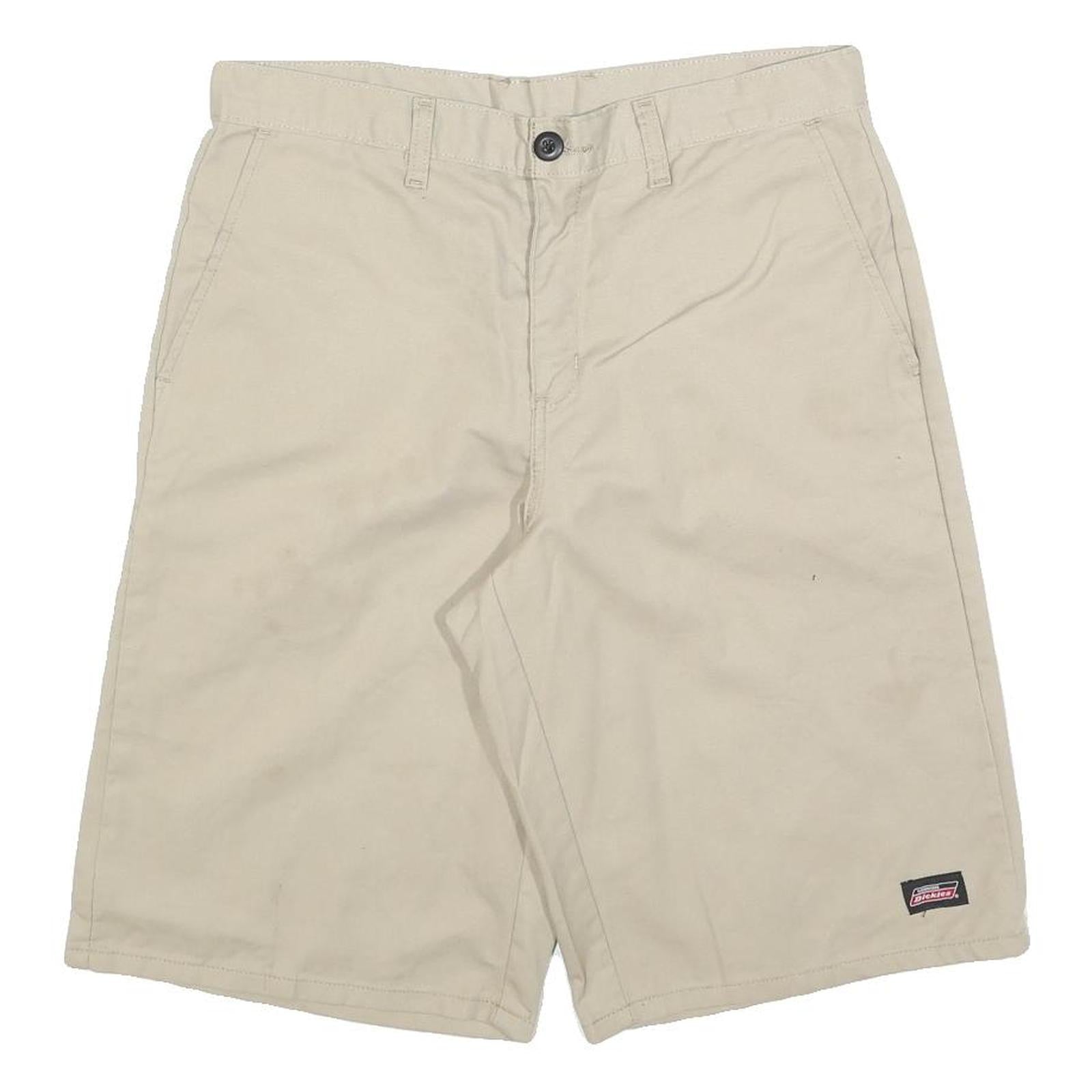 DICKIES Mens Shorts Beige Casual M W32 Cotton Blend Classic Fit Workwear Refurbished - N/A refurbished available on Cerqular