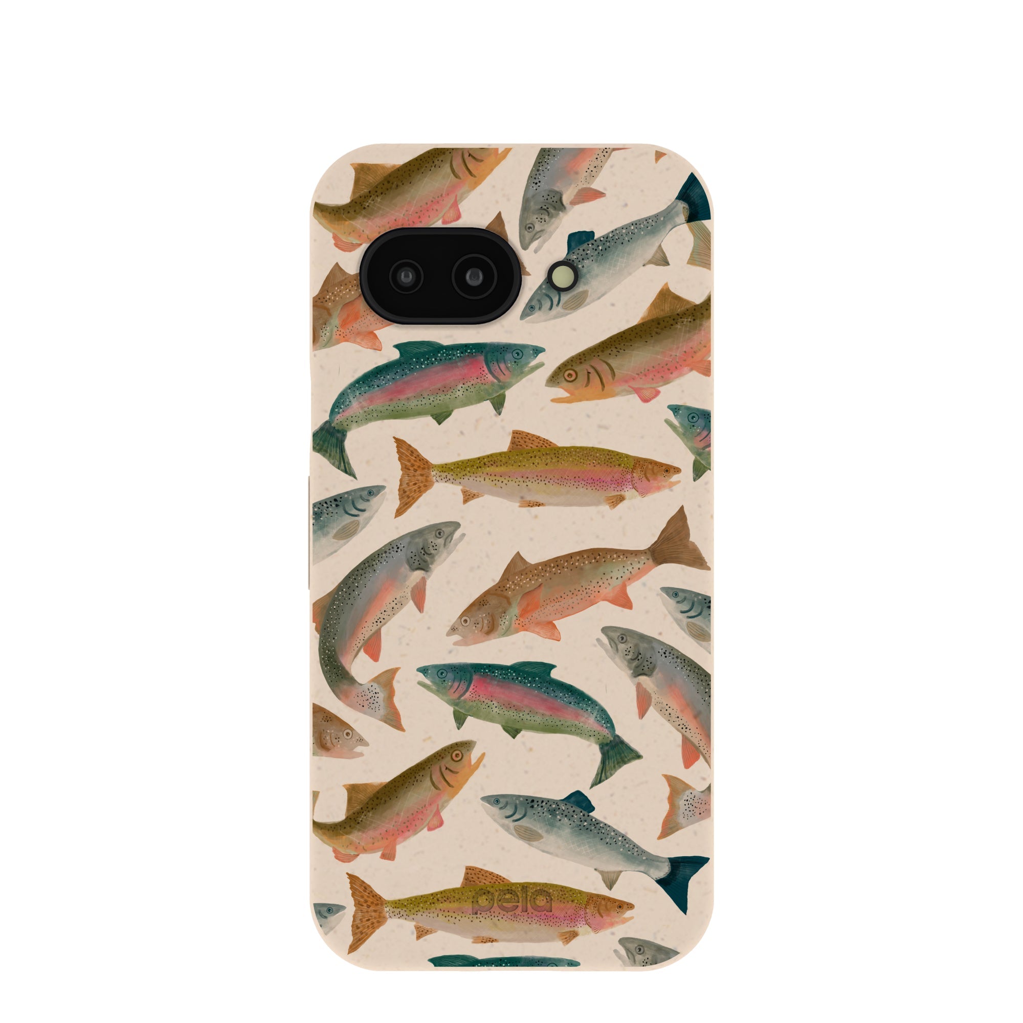 Seashell Rainbow Trout Google Pixel 9a Case Refurbished - Pela Case refurbished available on Cerqular