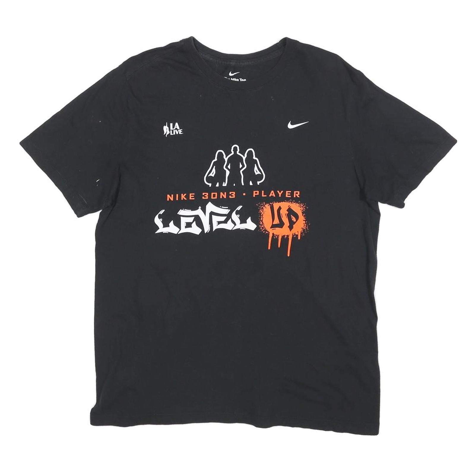 Buy NIKE Mens Black Level Up Graphic T-Shirt M Short Sleeve Crew Neck Sports Refurbished - $19.49 NIKE Mens Black Level Up Graphic T-Shirt M Short Sleeve Crew Neck Sports Refurbished - N/A refurbished available on Cerqular