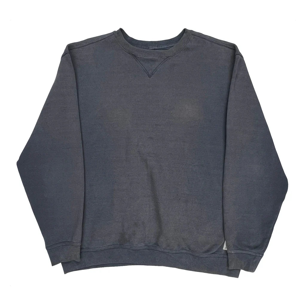 Carhartt Sweatshirt - XL Grey Cotton Refurbished - Thrifted (note: this is a term often used to describe second- refurbished available on Cerqular