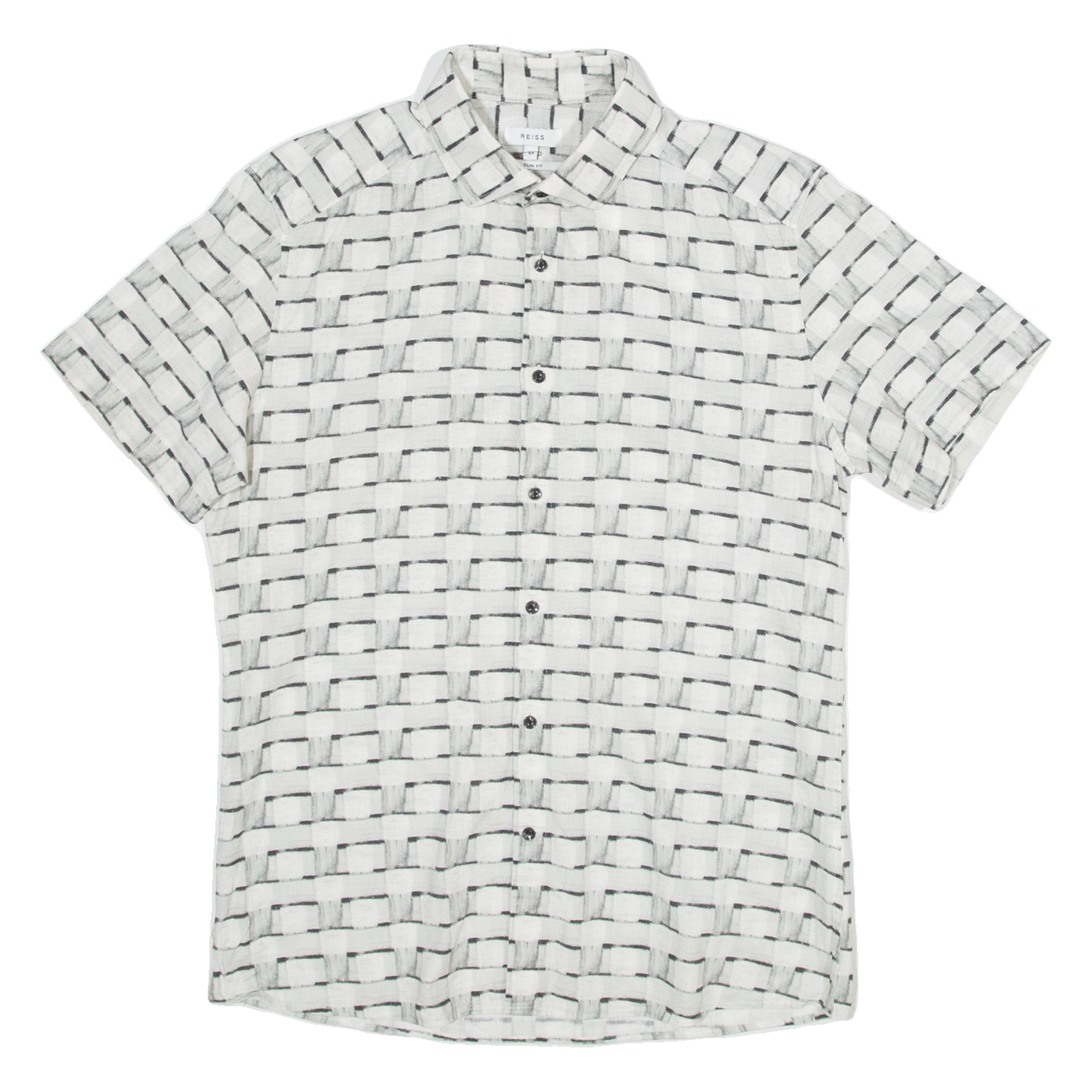 REISS Slim Fit Mens Shirt Grey Long Sleeve M Refurbished - N/A refurbished available on Cerqular