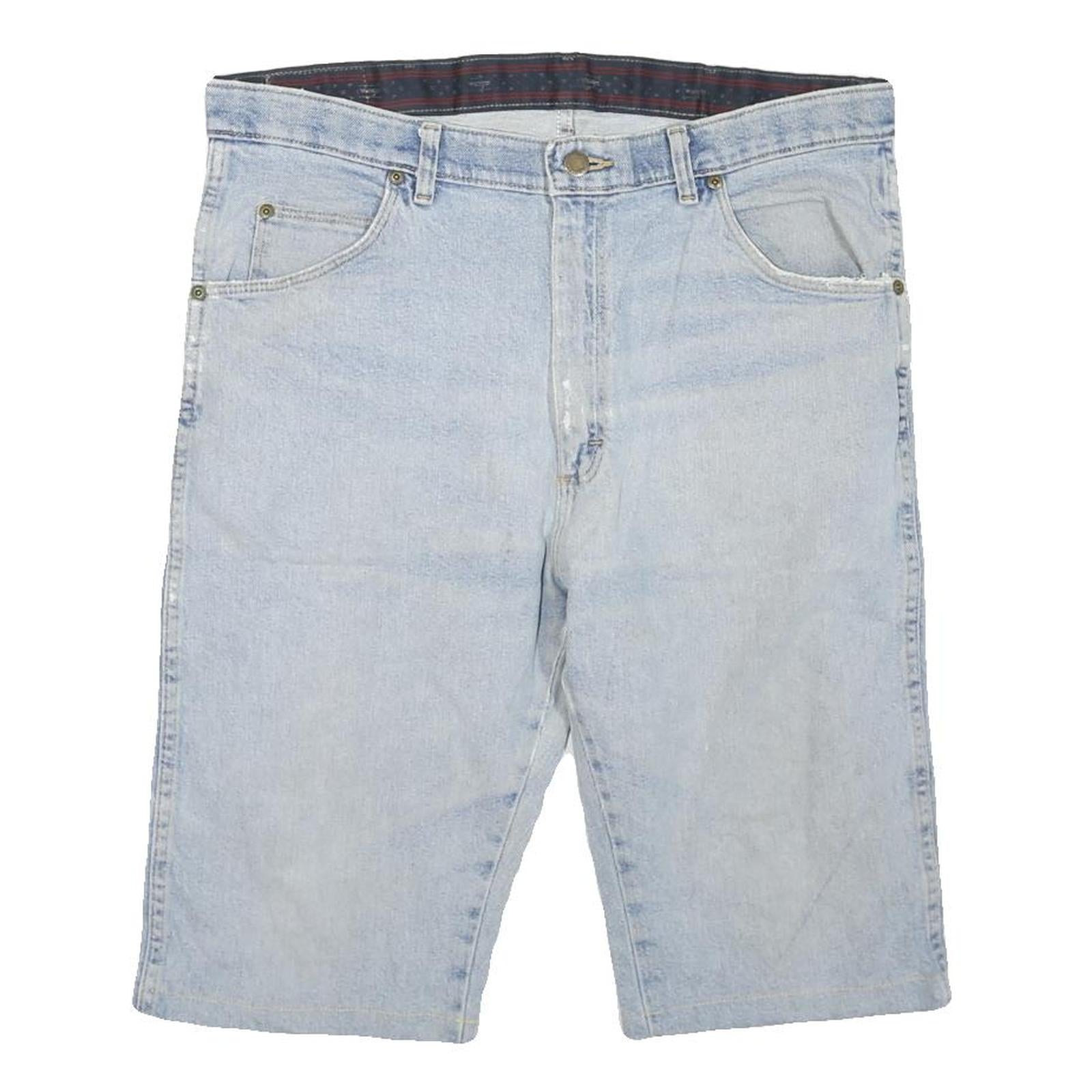 Buy WRANGLER Mens Denim Blue Casual Denim Shorts L W36 Cotton Blend Comfortable Fit Refurbished - $22.09 WRANGLER Mens Denim Blue Casual Denim Shorts L W36 Cotton Blend Comfortable Fit Refurbished - N/A refurbished available on Cerqular