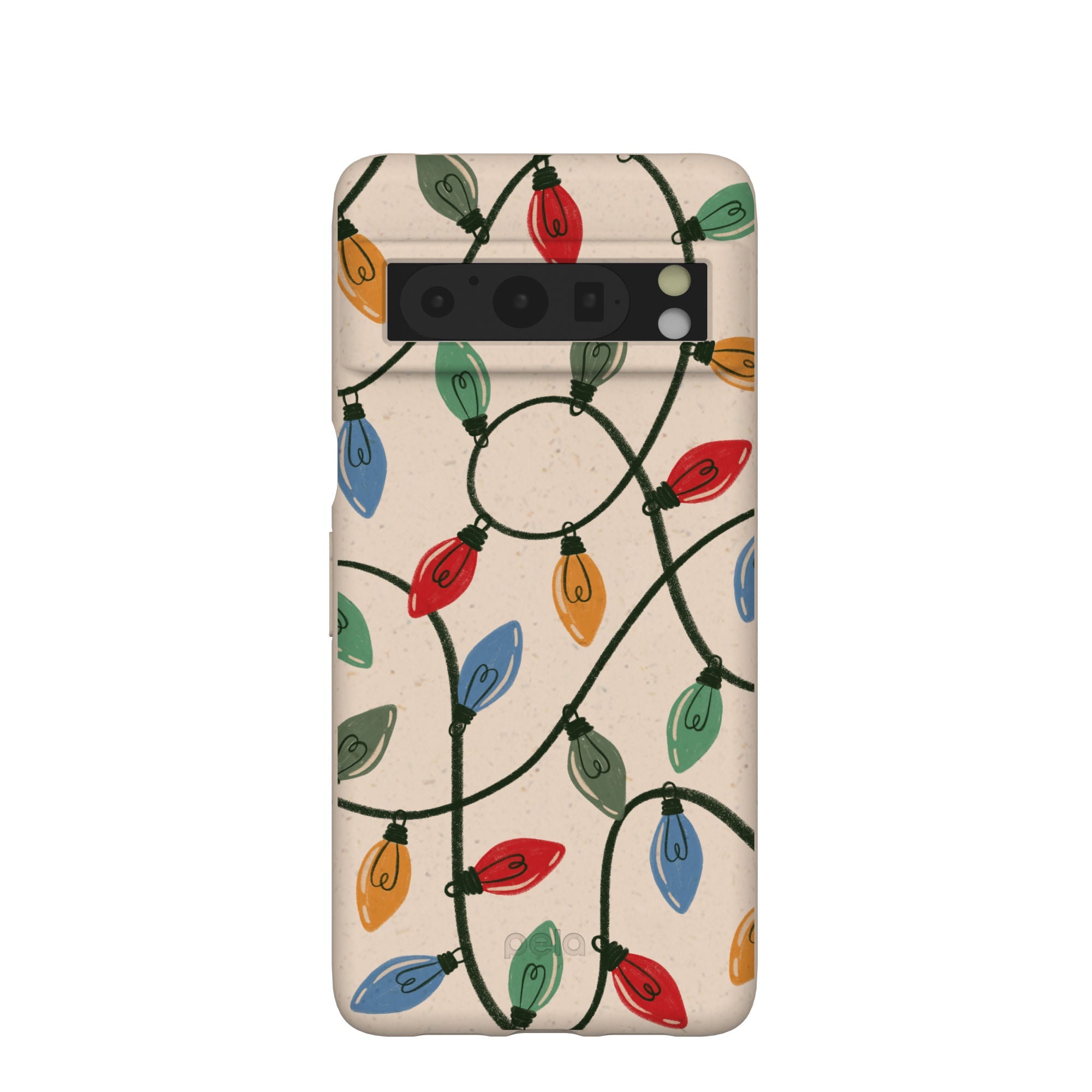 Seashell Holiday Lights Google Pixel 8 Pro Case Refurbished - Pela Case refurbished available on Cerqular