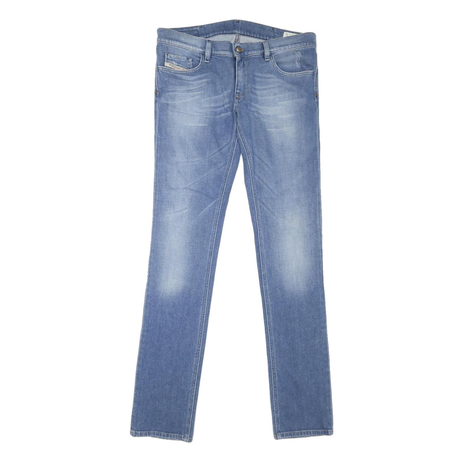 DIESEL Womens Blue Regular Jeans Denim W34 L35 Casual Comfortable Stylish Refurbished - N/A refurbished available on Cerqular