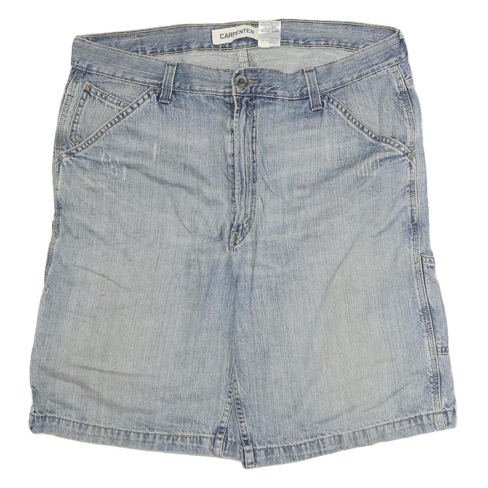 LEVI'S Mens Denim Blue Carpenter Casual Shorts XL W40 Functional Pockets Refurbished - N/A refurbished available on Cerqular