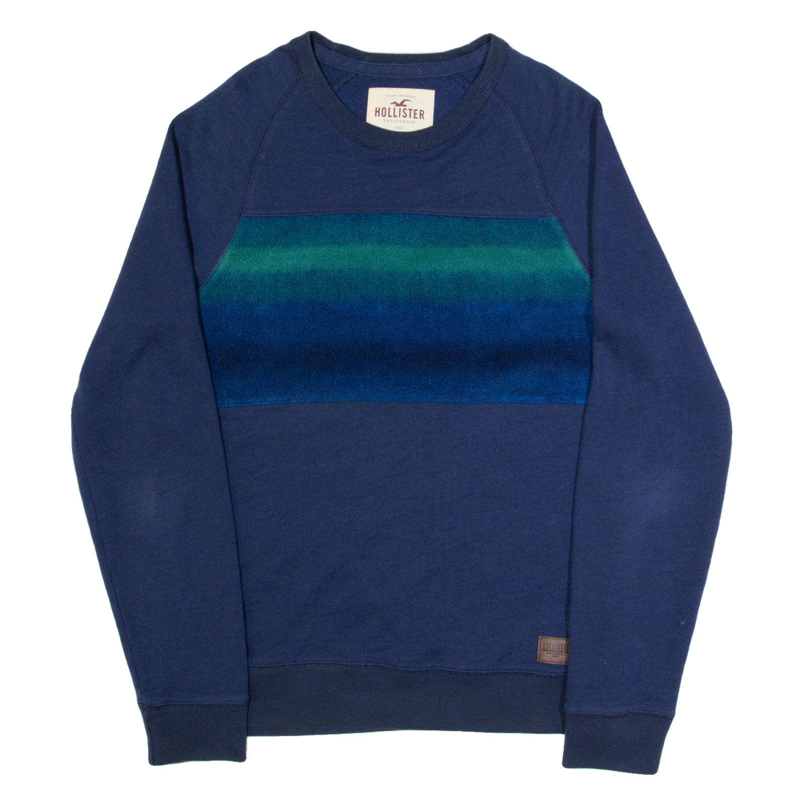 HOLLISTER Mens Sweatshirt Blue S Refurbished - N/A refurbished available on Cerqular