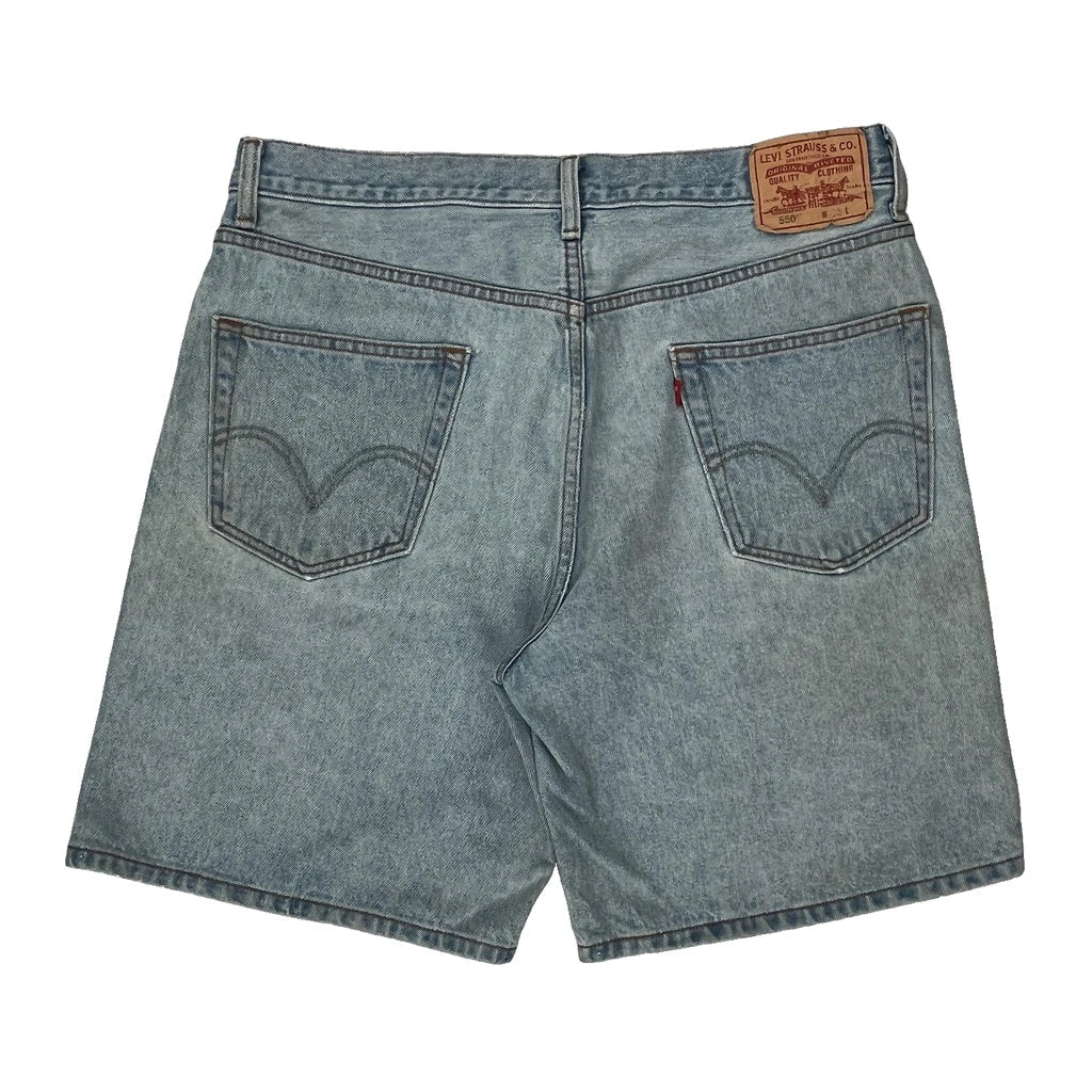 Buy Levis Denim Shorts - 34W 10L Light Wash Cotton Refurbished - $42.00 Levis Denim Shorts - 34W 10L Light Wash Cotton Refurbished - Thrifted (note: this is a term often used to describe second- refurbished available on Cerqular