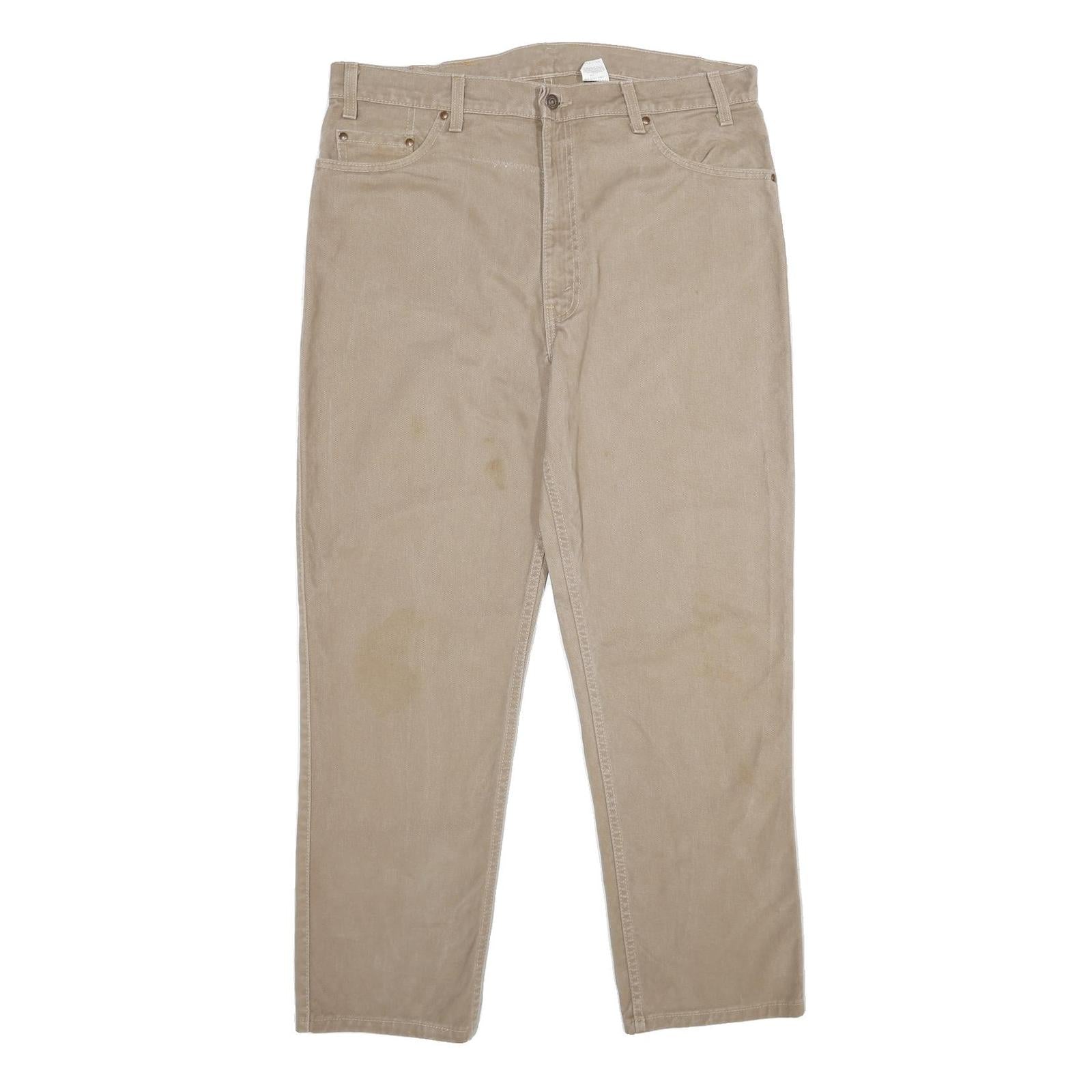 Buy LEVI'S Mens Relaxed Beige Cotton Denim W38 L29 Casual Zip Closure Jeans Refurbished - $29.89 LEVI'S Mens Relaxed Beige Cotton Denim W38 L29 Casual Zip Closure Jeans Refurbished - N/A refurbished available on Cerqular