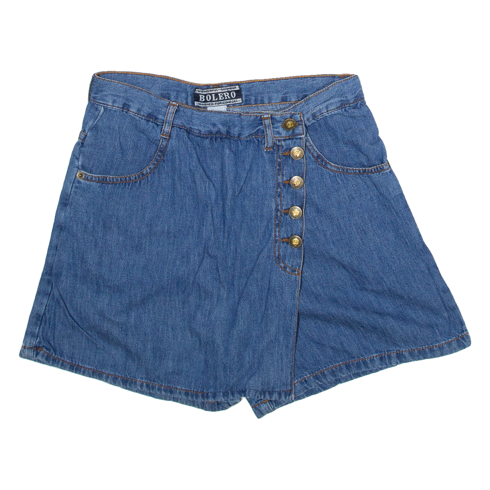 BOLERO Womens Casual Shorts Blue M W28 Refurbished - N/A refurbished available on Cerqular