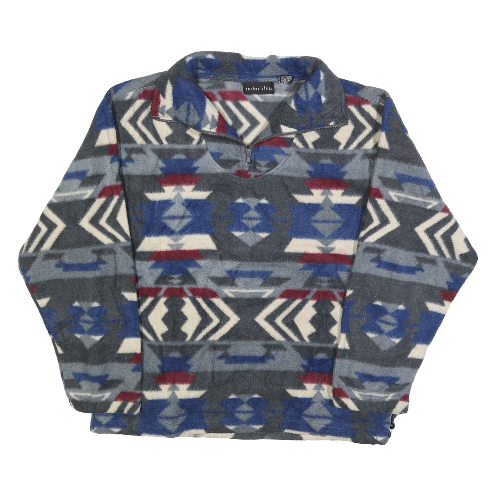 Buy ANCHOR BLUE Womens Blue & Grey Patterned Jumper 1/4 Zip Pullover L Polyester Refurbished - $25.99 ANCHOR BLUE Womens Blue & Grey Patterned Jumper 1/4 Zip Pullover L Polyester Refurbished - N/A refurbished available on Cerqular