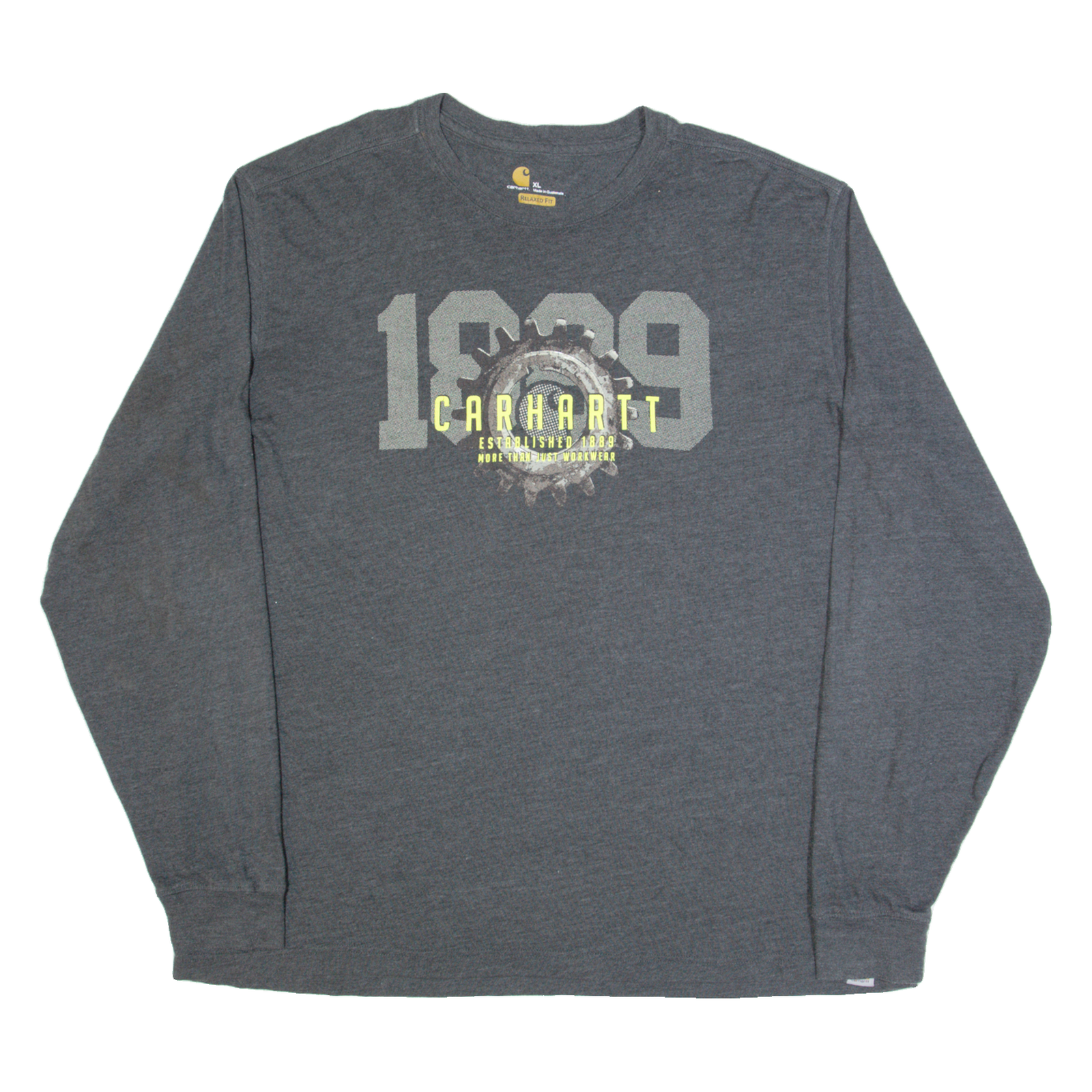 CARHARTT Mens T-Shirt Grey Long Sleeve XL Refurbished - N/A refurbished available on Cerqular