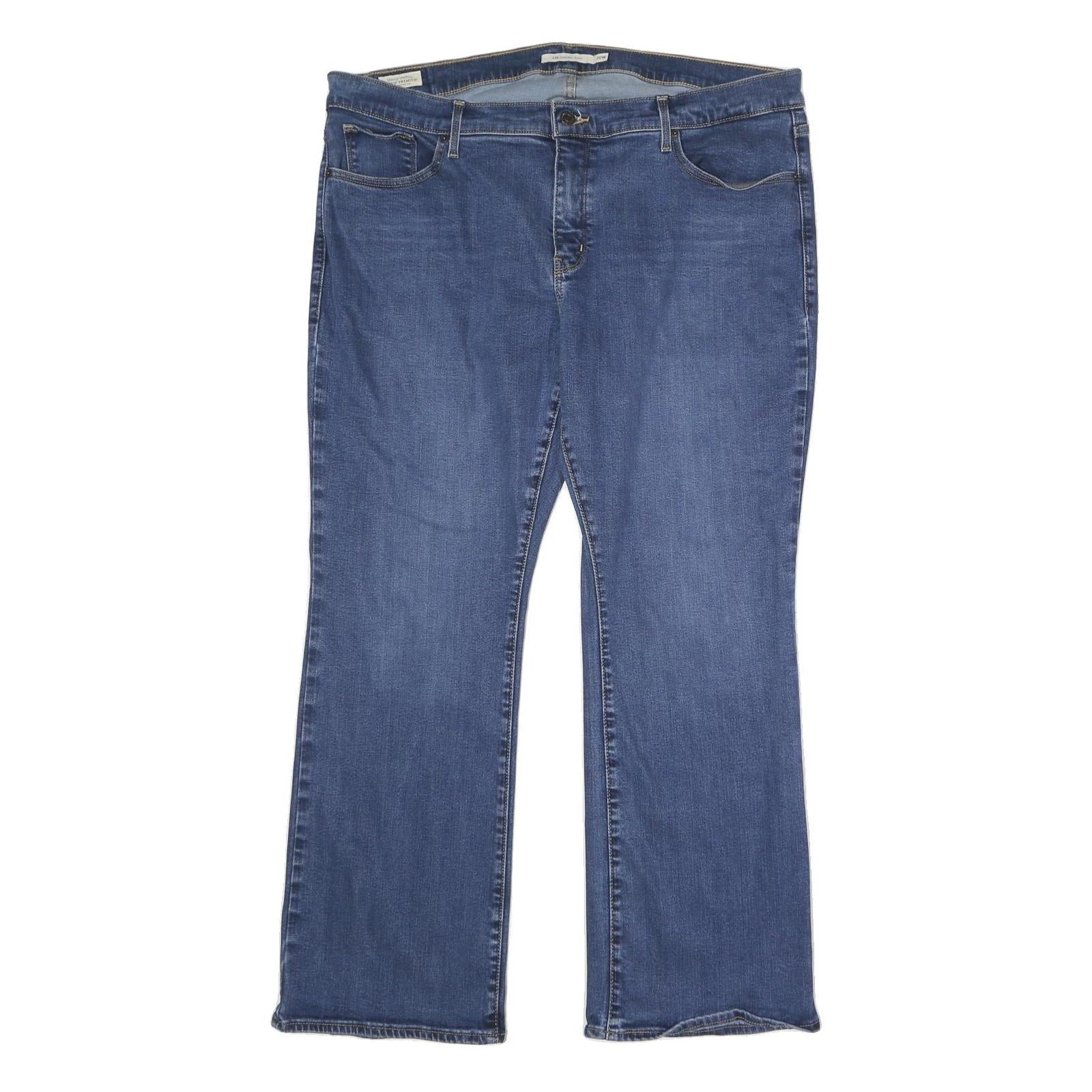 LEVI'S 315 Shaping Boot Womens Blue Denim Medium Relaxed Bootcut Jeans W40 L30 Refurbished - N/A refurbished available on Cerqular