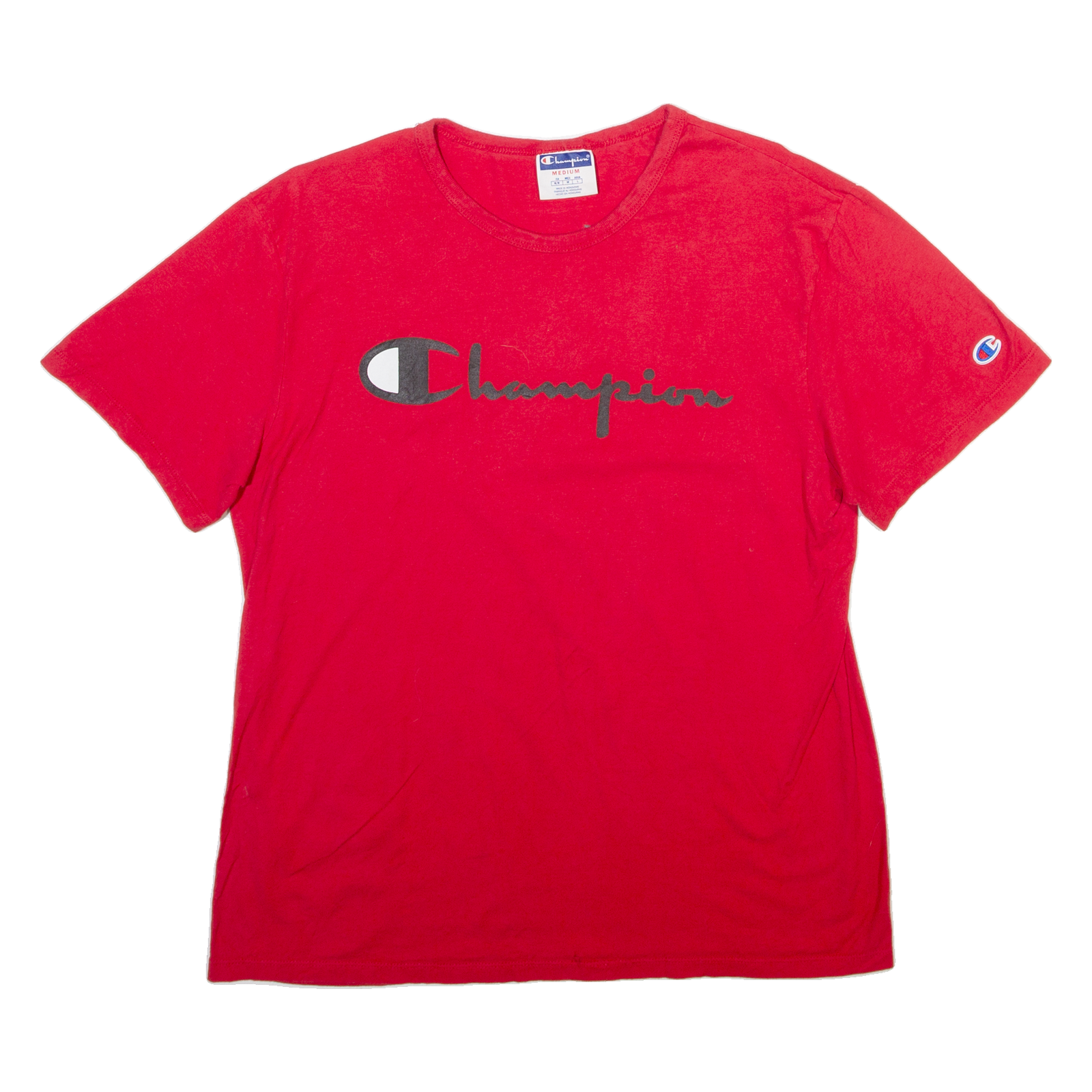 CHAMPION Mens T-Shirt Red M Refurbished - N/A refurbished available on Cerqular
