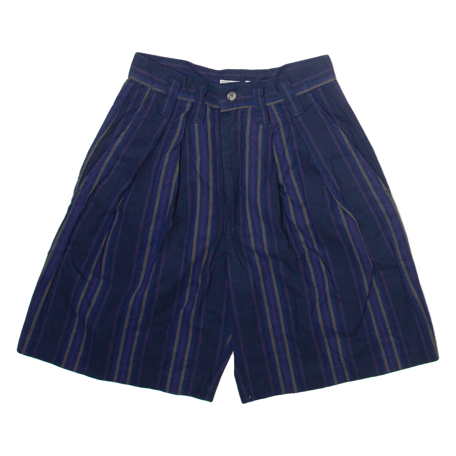 SKOOZI Womens Casual Shorts Black Striped XXS W24 Refurbished - N/A refurbished available on Cerqular