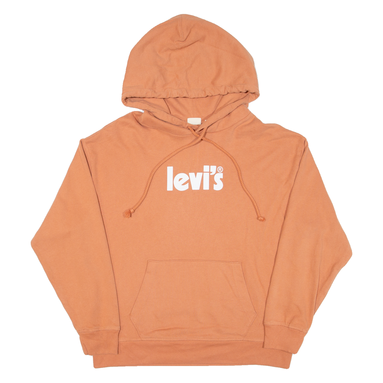 LEVI'S Womens Orange Hoodie L Refurbished - N/A refurbished available on Cerqular