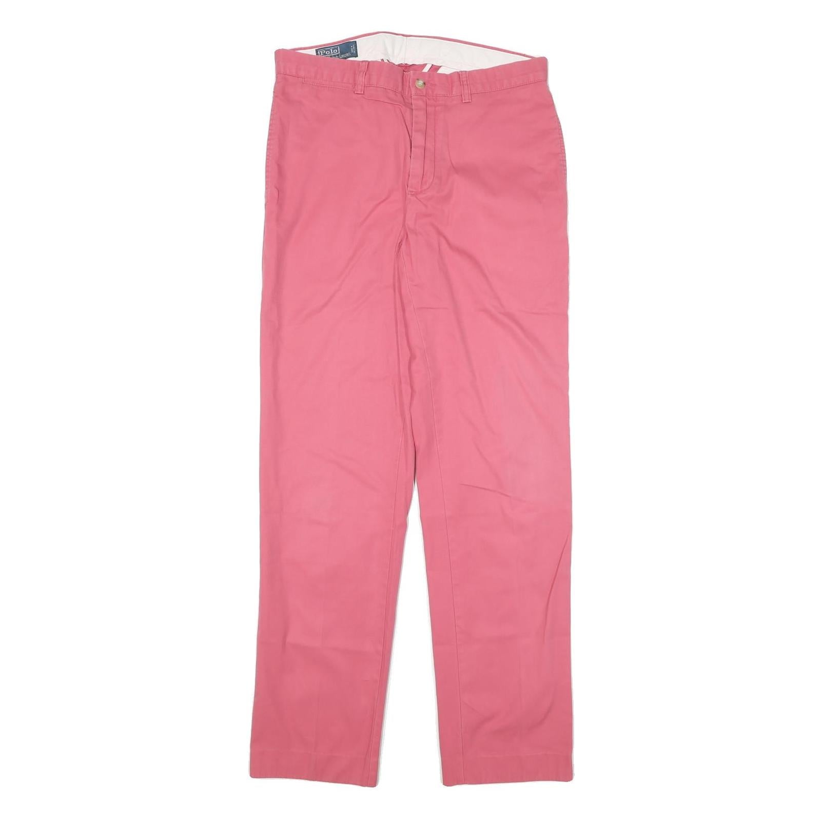 Buy POLO RALPH LAUREN Womens Cotton Blend Pink Regular Straight Trousers W32 L34 Refurbished - $42.89 POLO RALPH LAUREN Womens Cotton Blend Pink Regular Straight Trousers W32 L34 Refurbished - N/A refurbished available on Cerqular