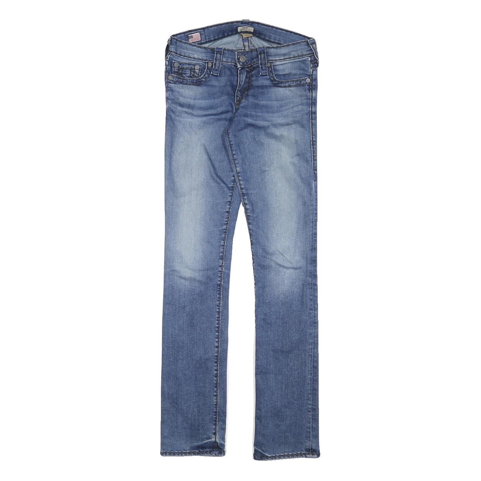 TRUE RELIGION Womens Slim Blue Denim Slim Jeans W27 L32 Stylish Comfort Refurbished - N/A refurbished available on Cerqular
