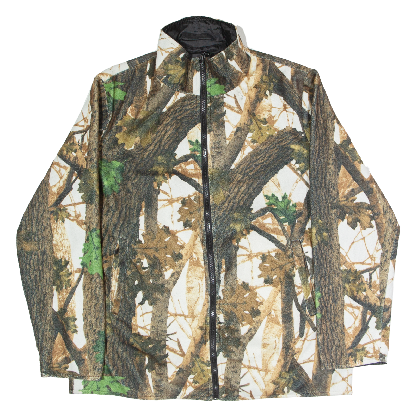 Mens Fleece Jacket Green Camouflage S Refurbished - N/A refurbished available on Cerqular