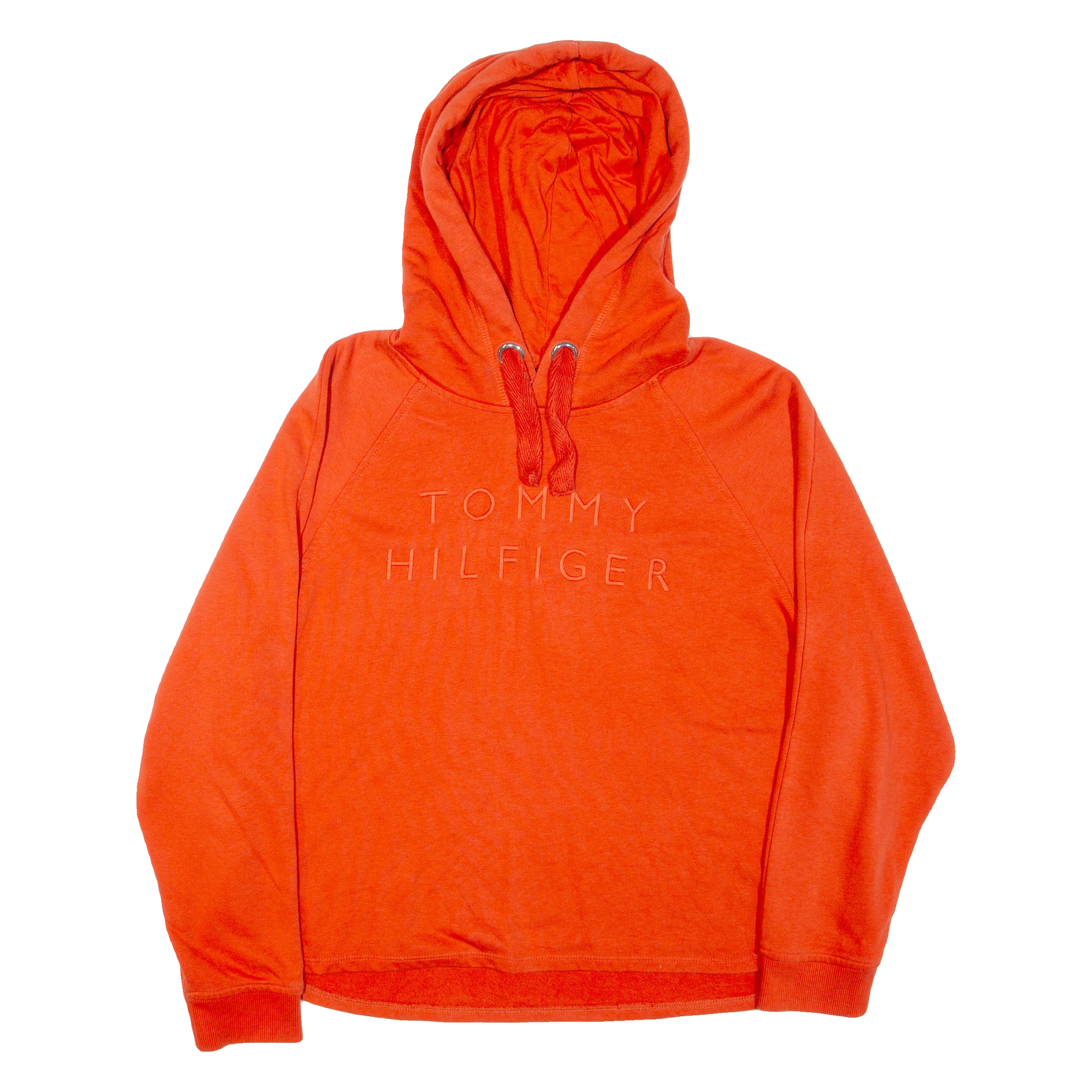 TOMMY HILFIGER Womens Orange Hoodie M Refurbished - N/A refurbished available on Cerqular