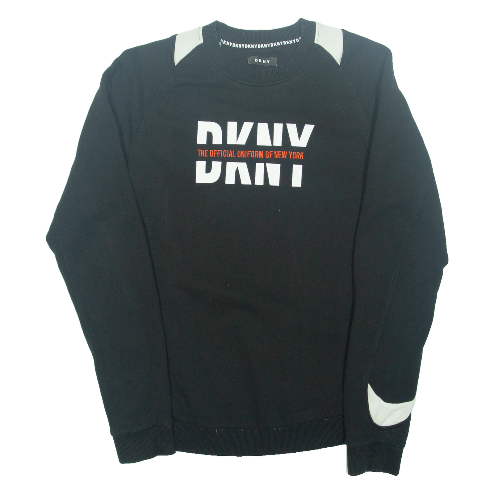 DKNY The Official Uniform Of New York Mens Sweatshirt Black S Refurbished - N/A refurbished available on Cerqular